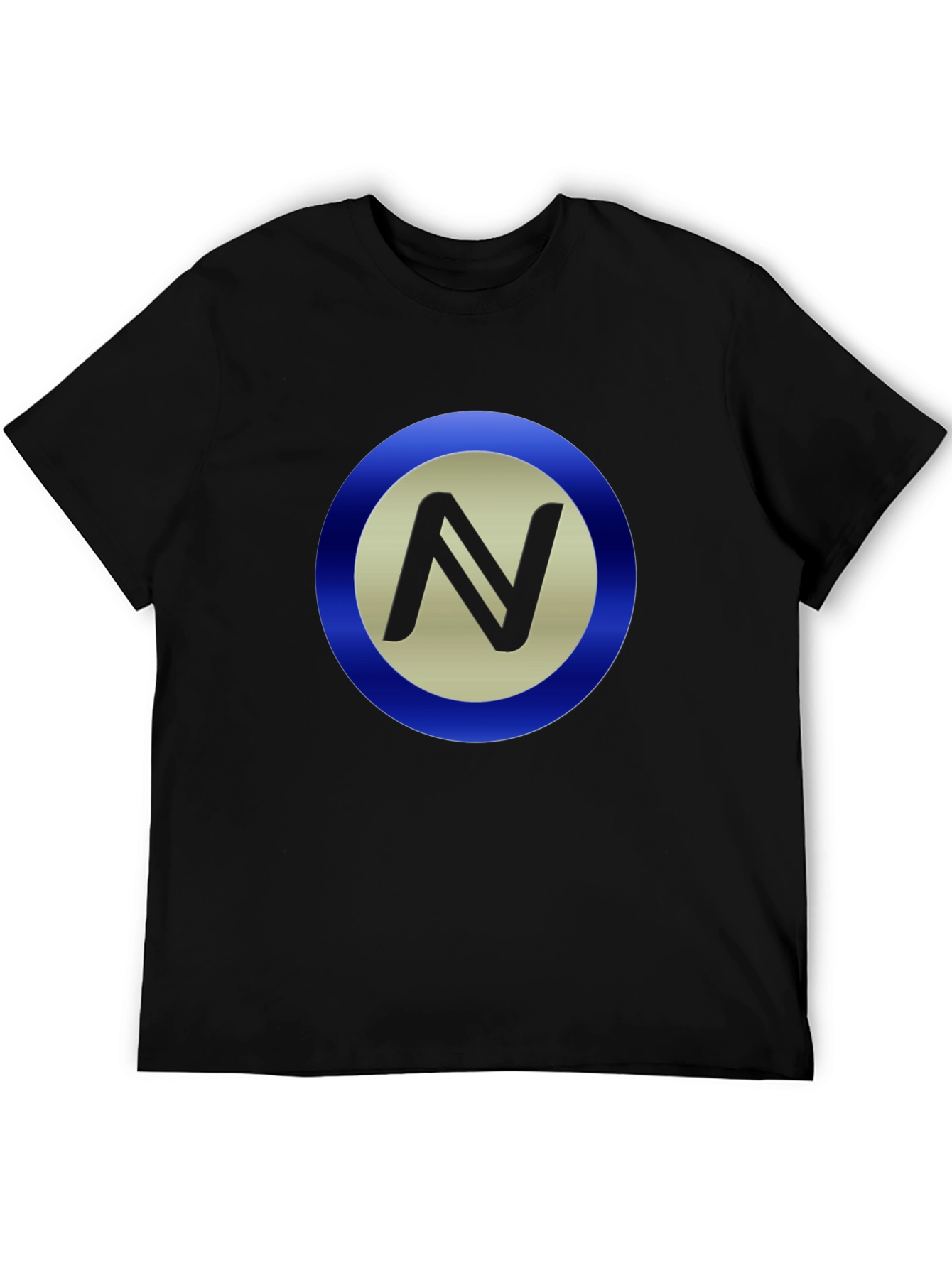 Stylish Black T-Shirt with Circle N Logo