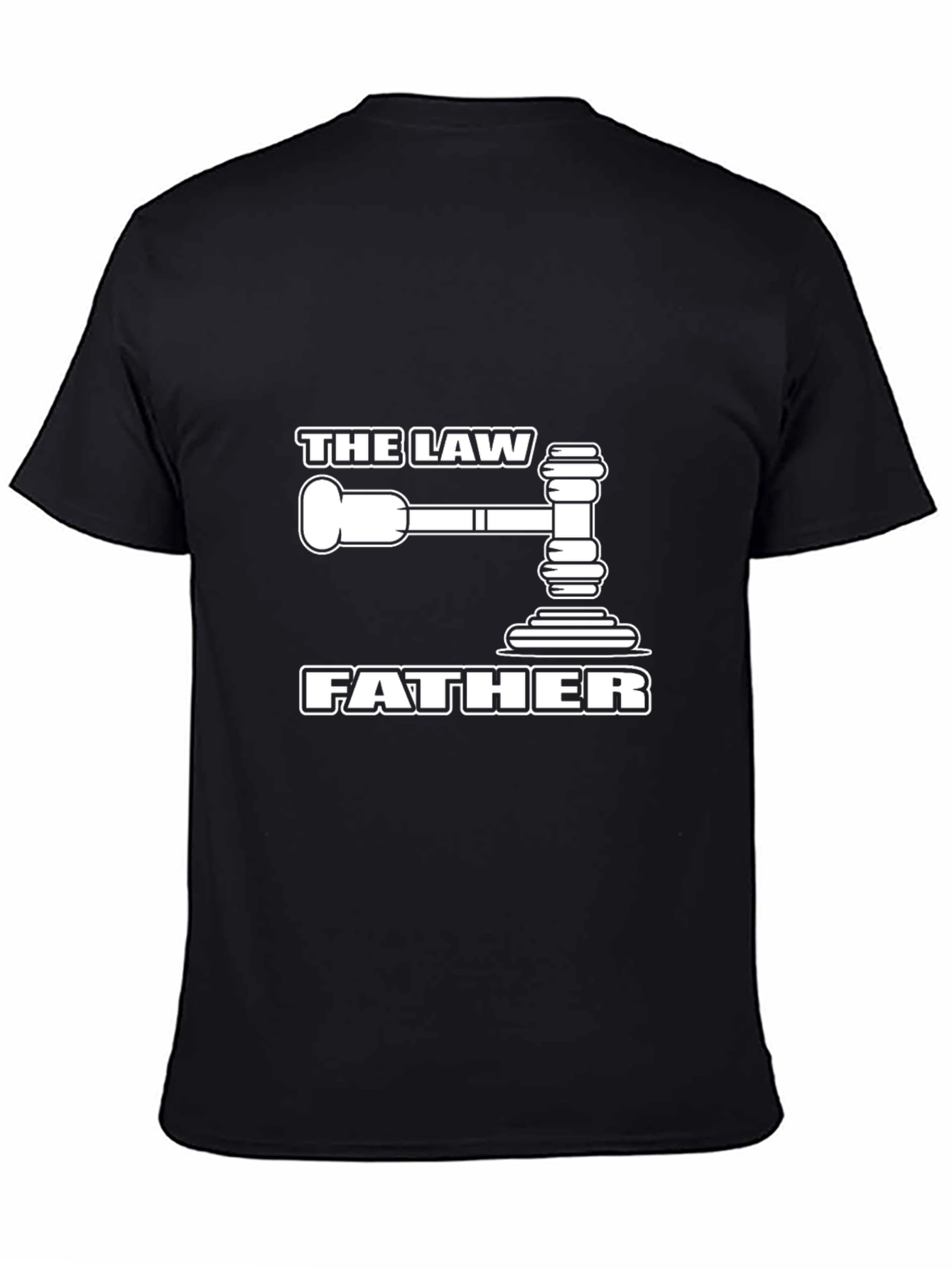 The Law Father Graphic Tee - Black T-Shirt