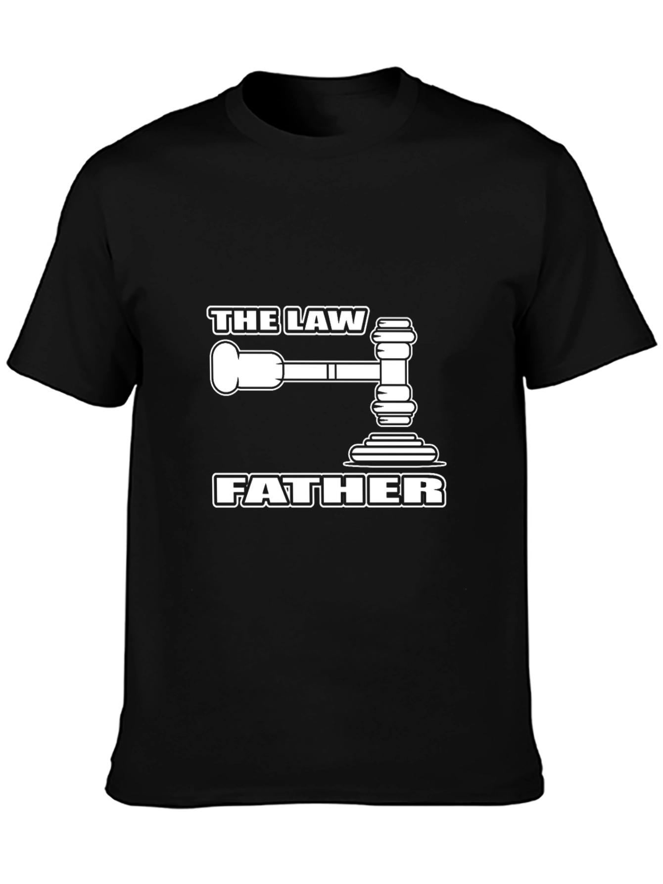 The Law Father Graphic Tee - Black T-Shirt