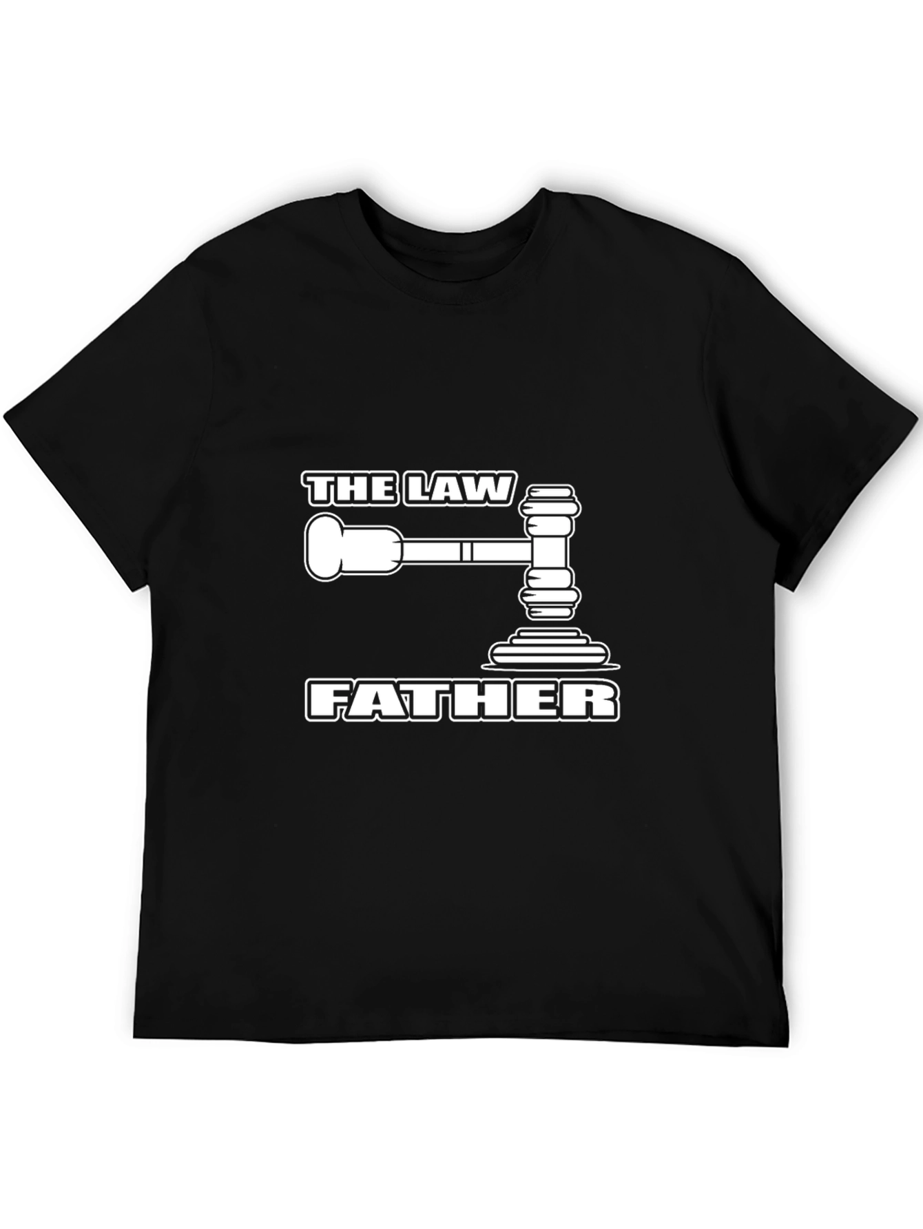 The Law Father Graphic Tee - Black T-Shirt