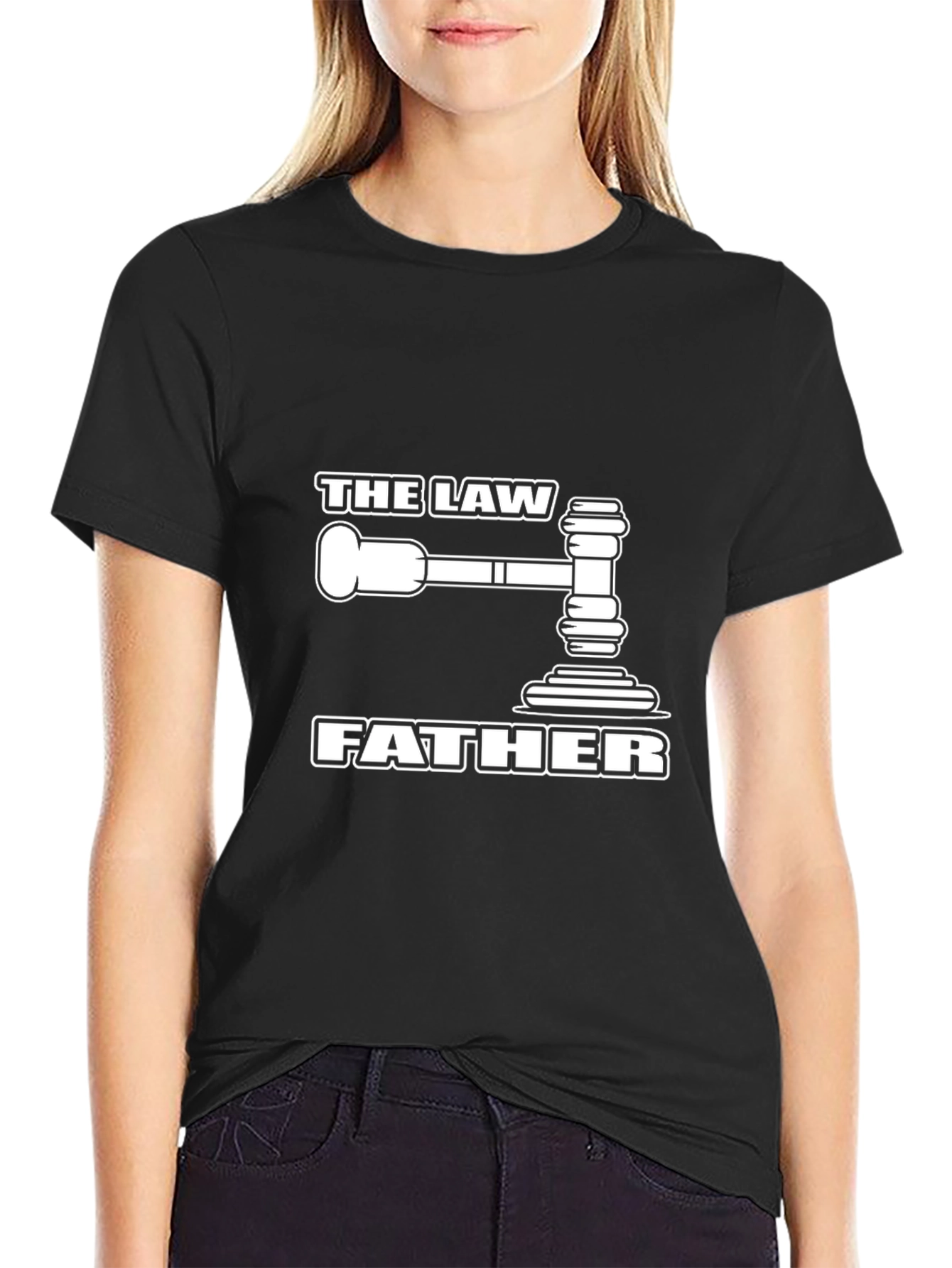 The Law Father Graphic Tee - Black T-Shirt