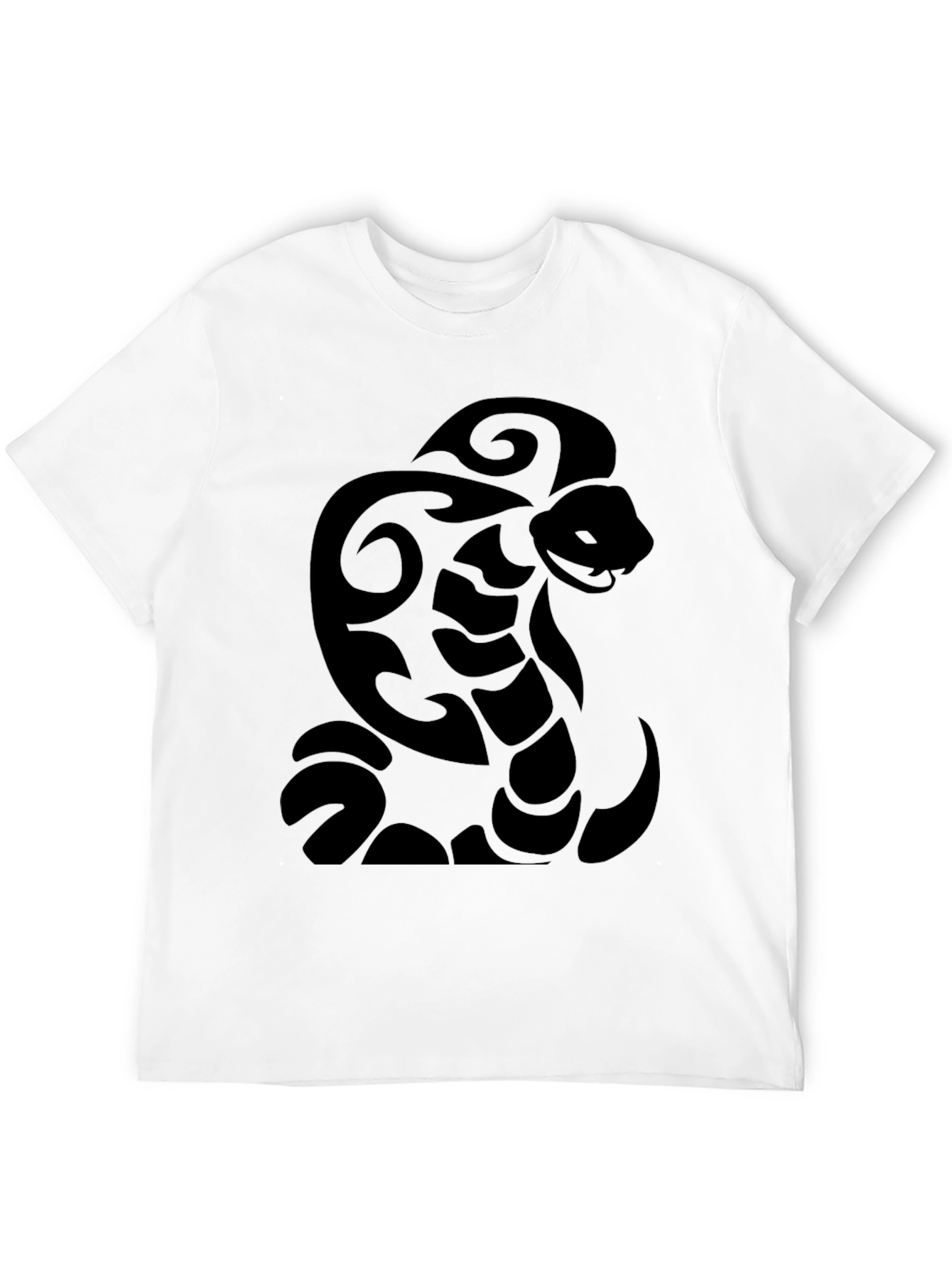 Black Cobra Snake Tribal T-Shirt