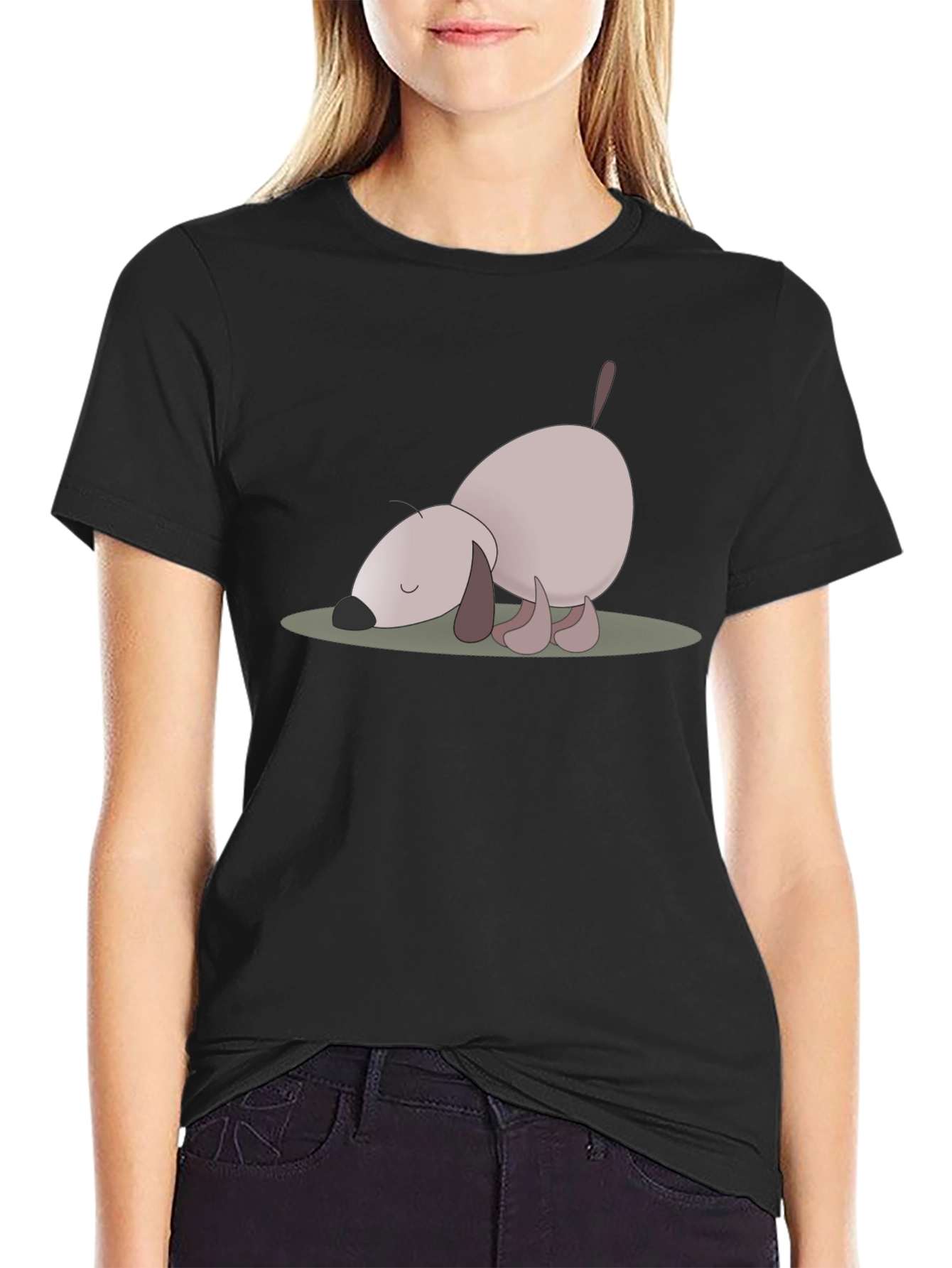 Cute Cartoon Dog Graphic Tee
