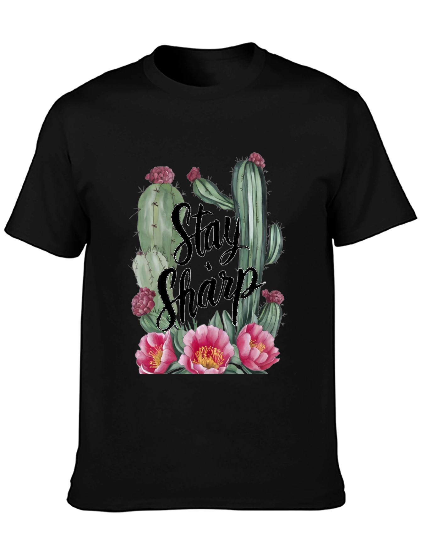 Stay Sharp Cactus Graphic Tee