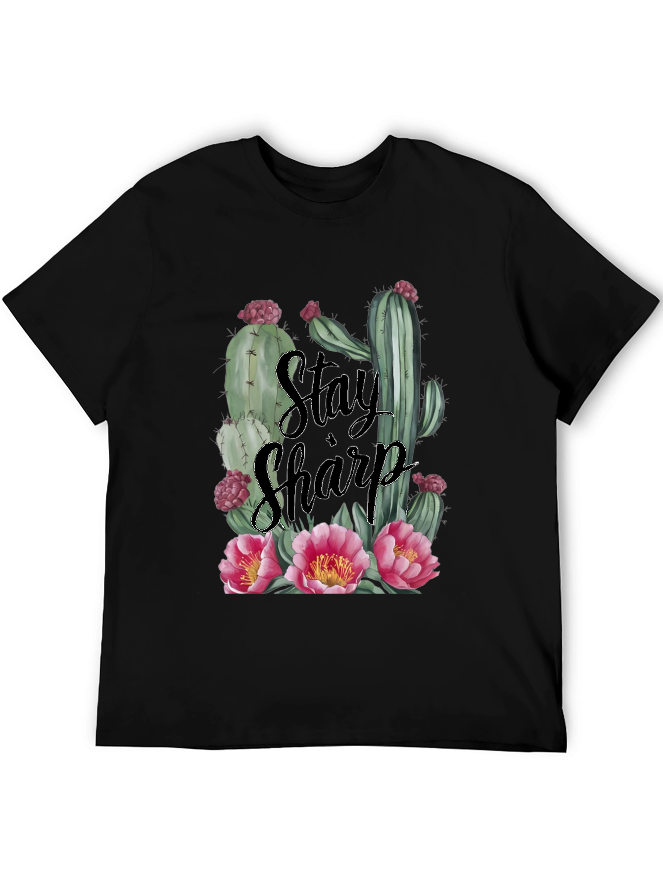 Stay Sharp Cactus Graphic Tee