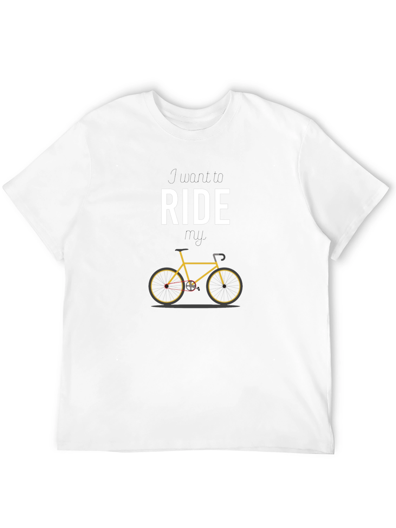 Ride Bicycle Graphic Tee - Stylish Black T-Shirt