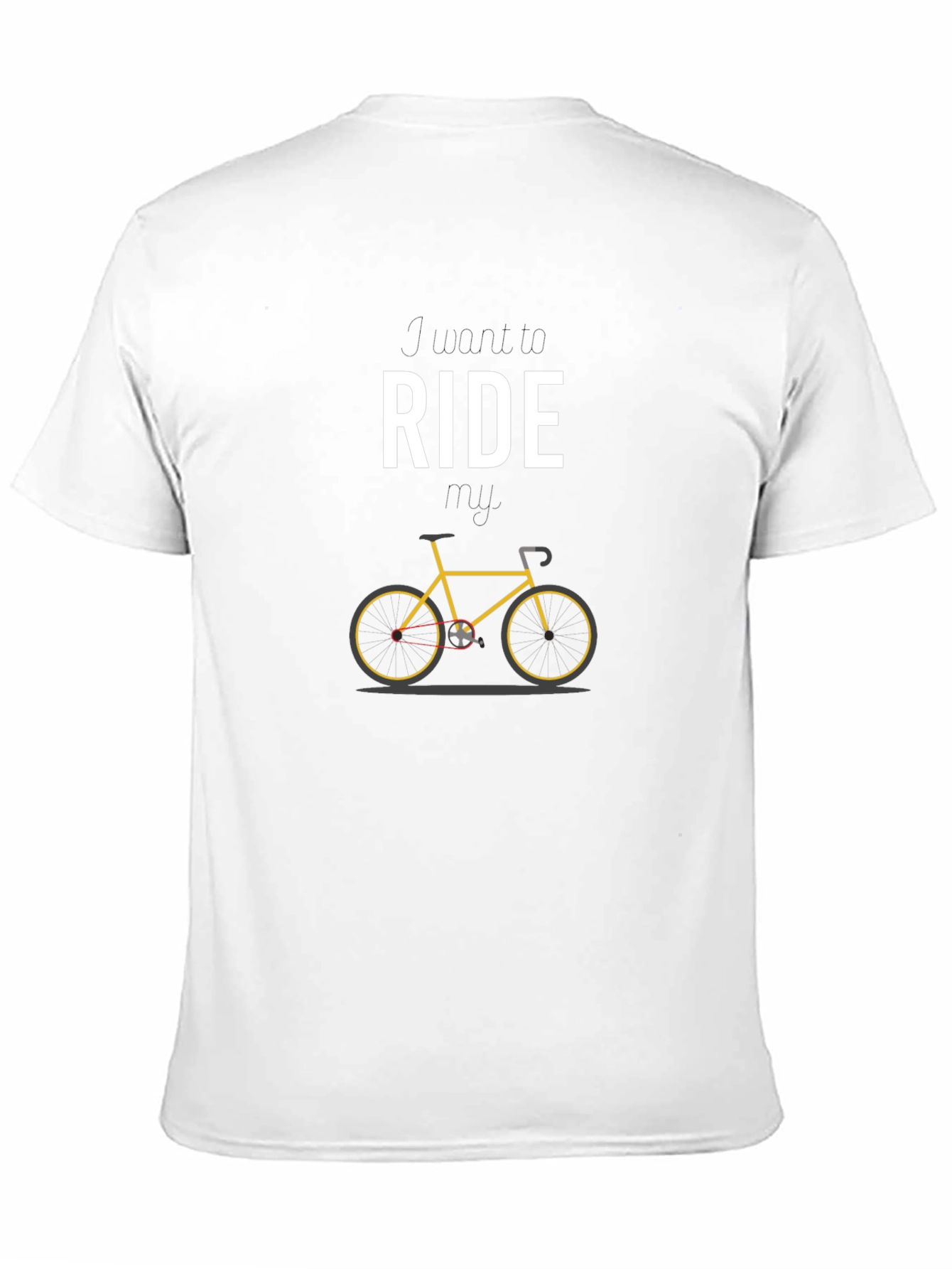 Ride Bicycle Graphic Tee - Stylish Black T-Shirt