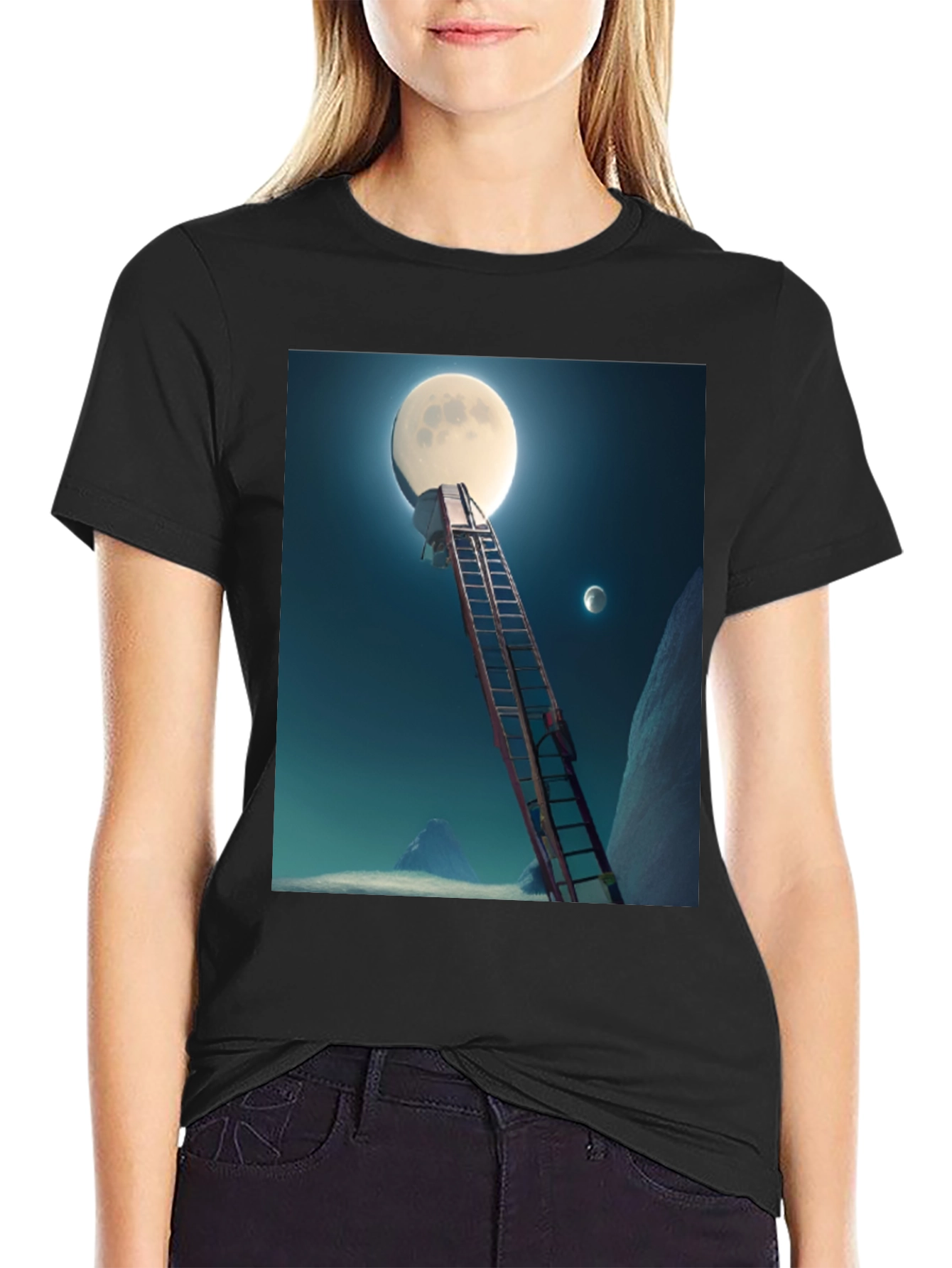 Moon Ladder Graphic Tee
