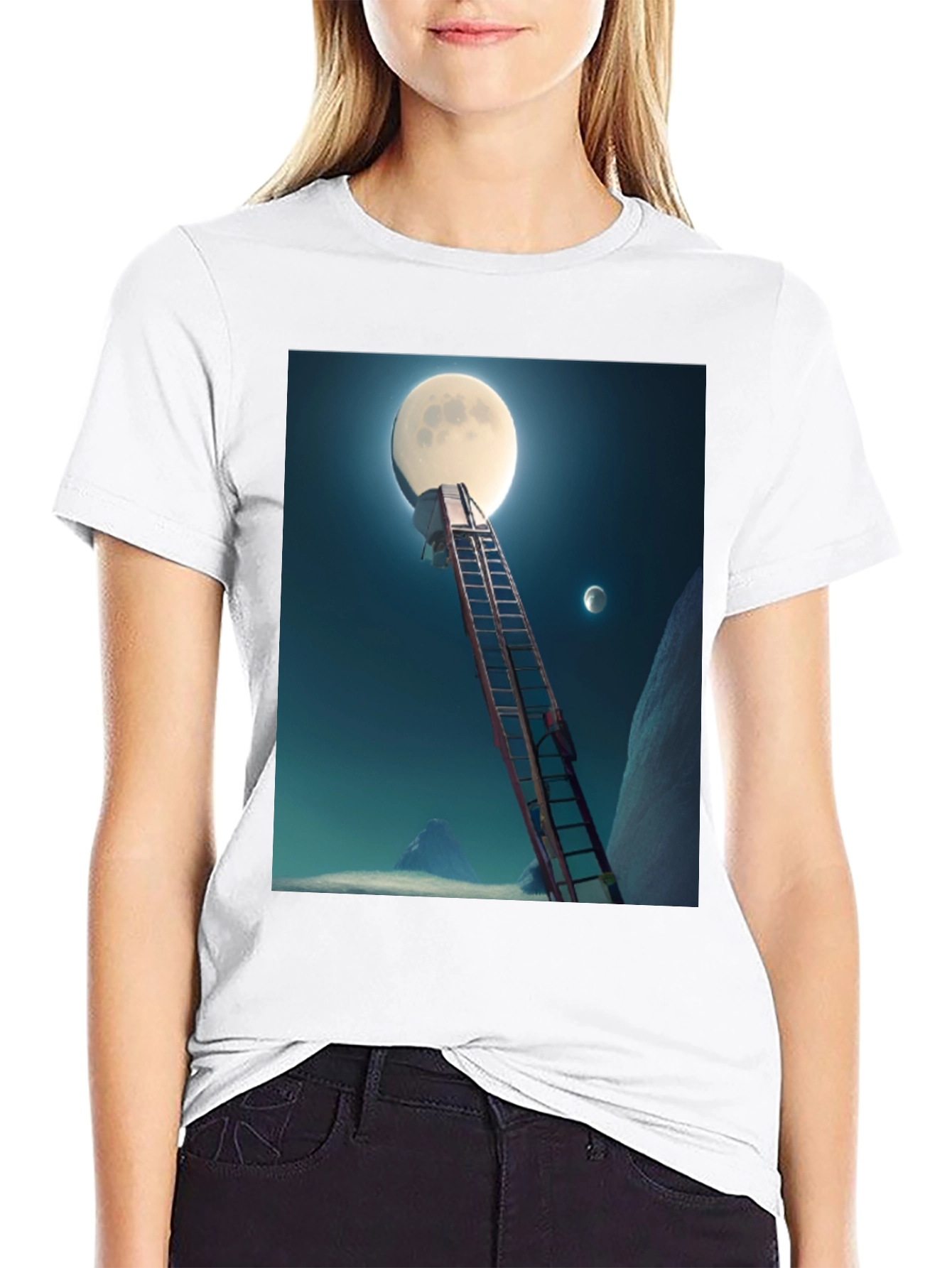 Moon Ladder Graphic Tee