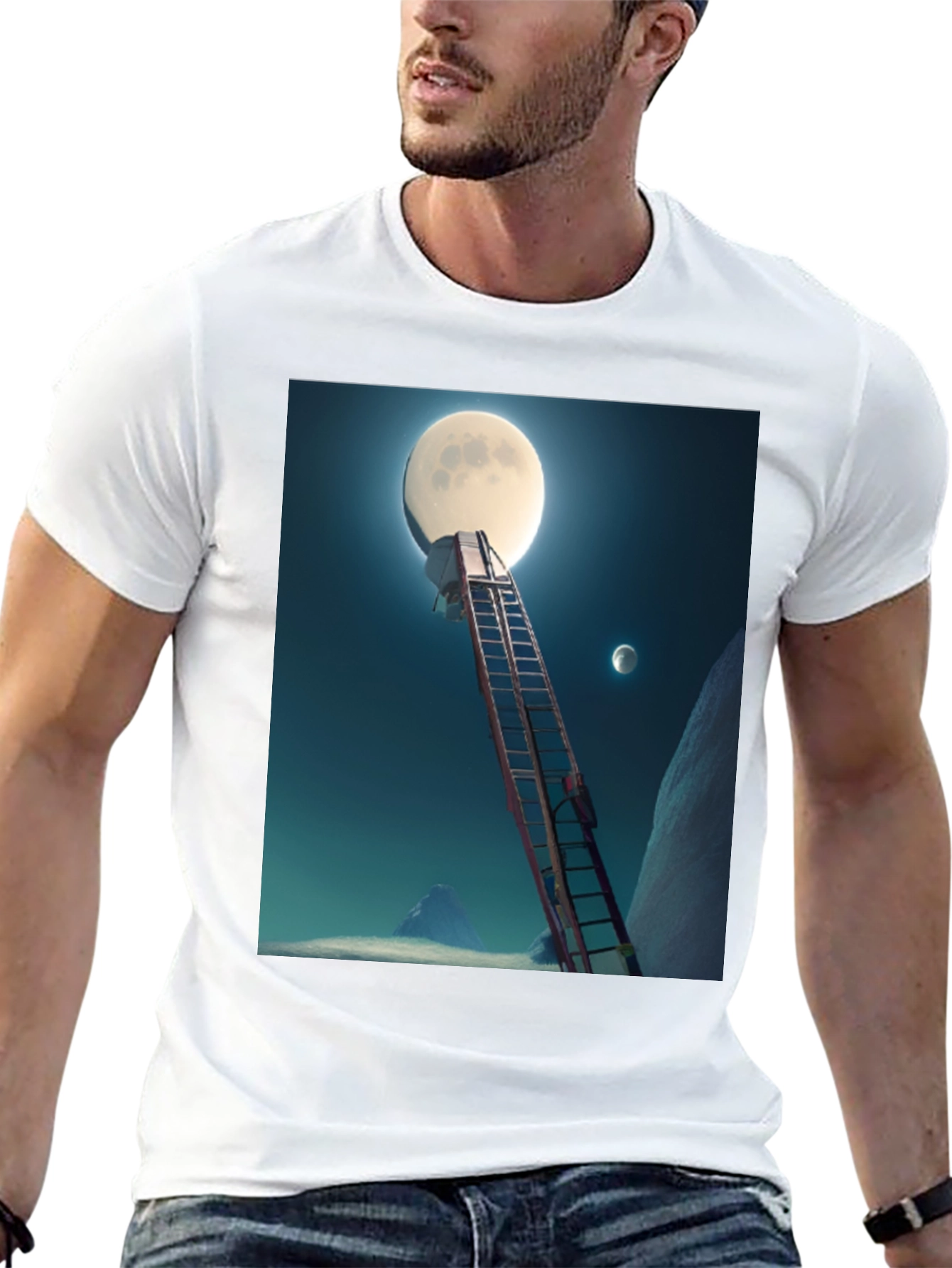 Moon Ladder Graphic Tee