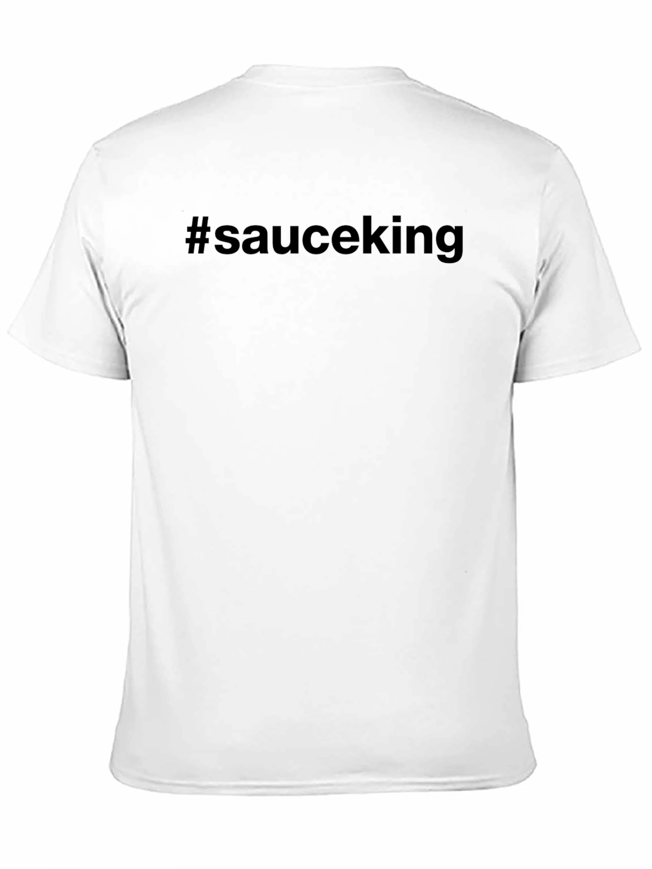#SauceKing Black Graphic Tee - Stylish Mens Casual Wear