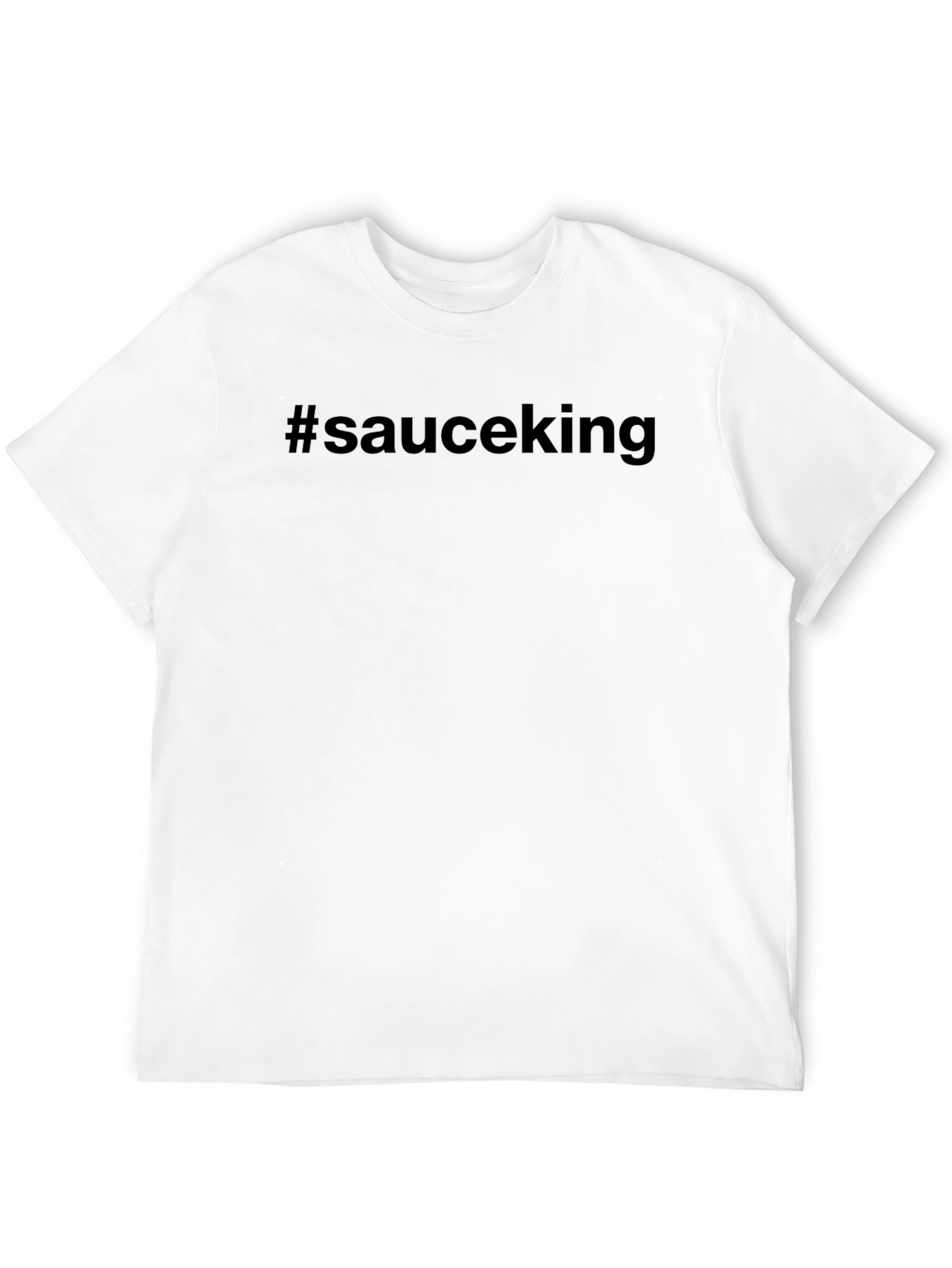 #SauceKing Black Graphic Tee - Stylish Mens Casual Wear