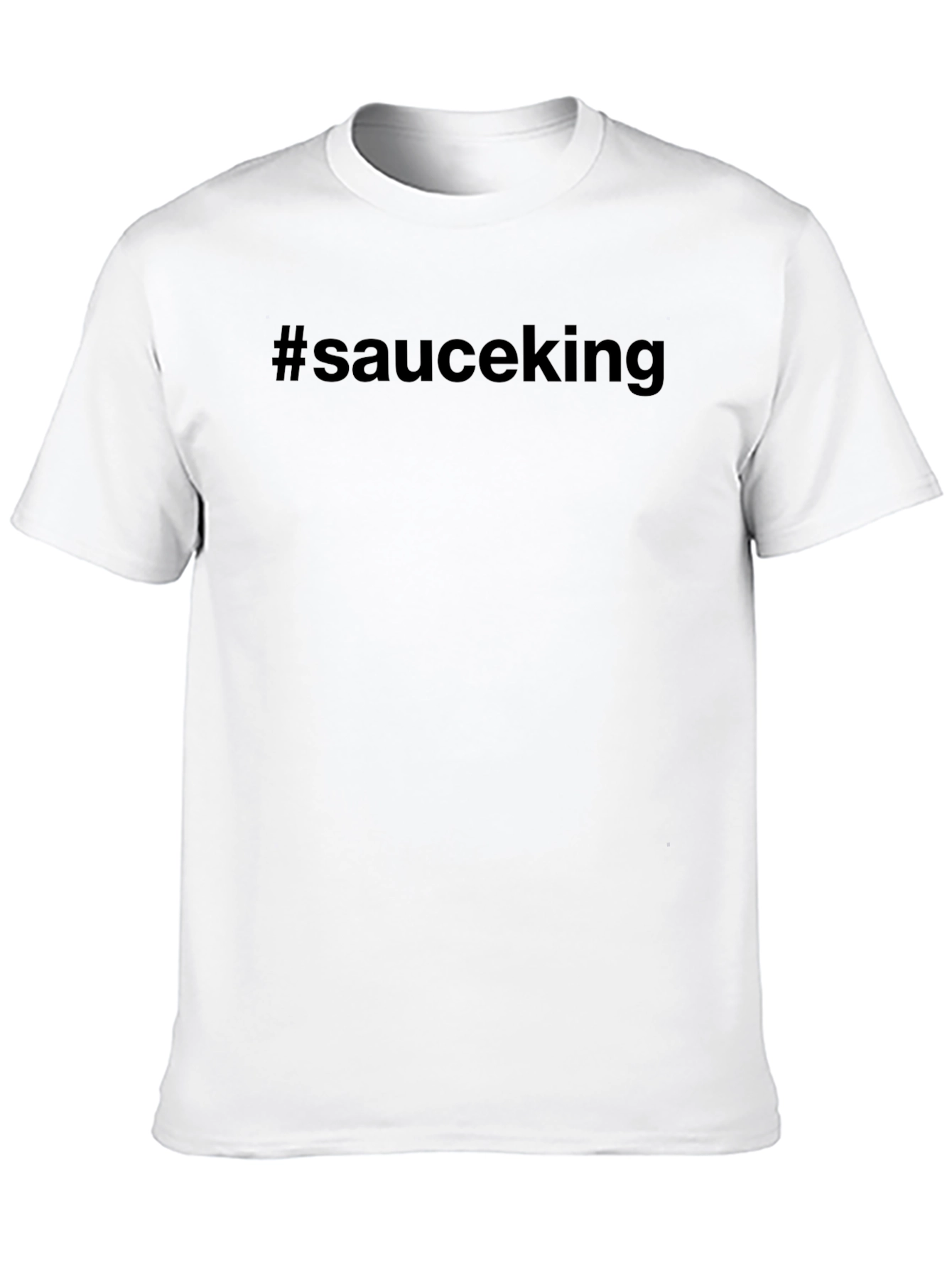 #SauceKing Black Graphic Tee - Stylish Mens Casual Wear