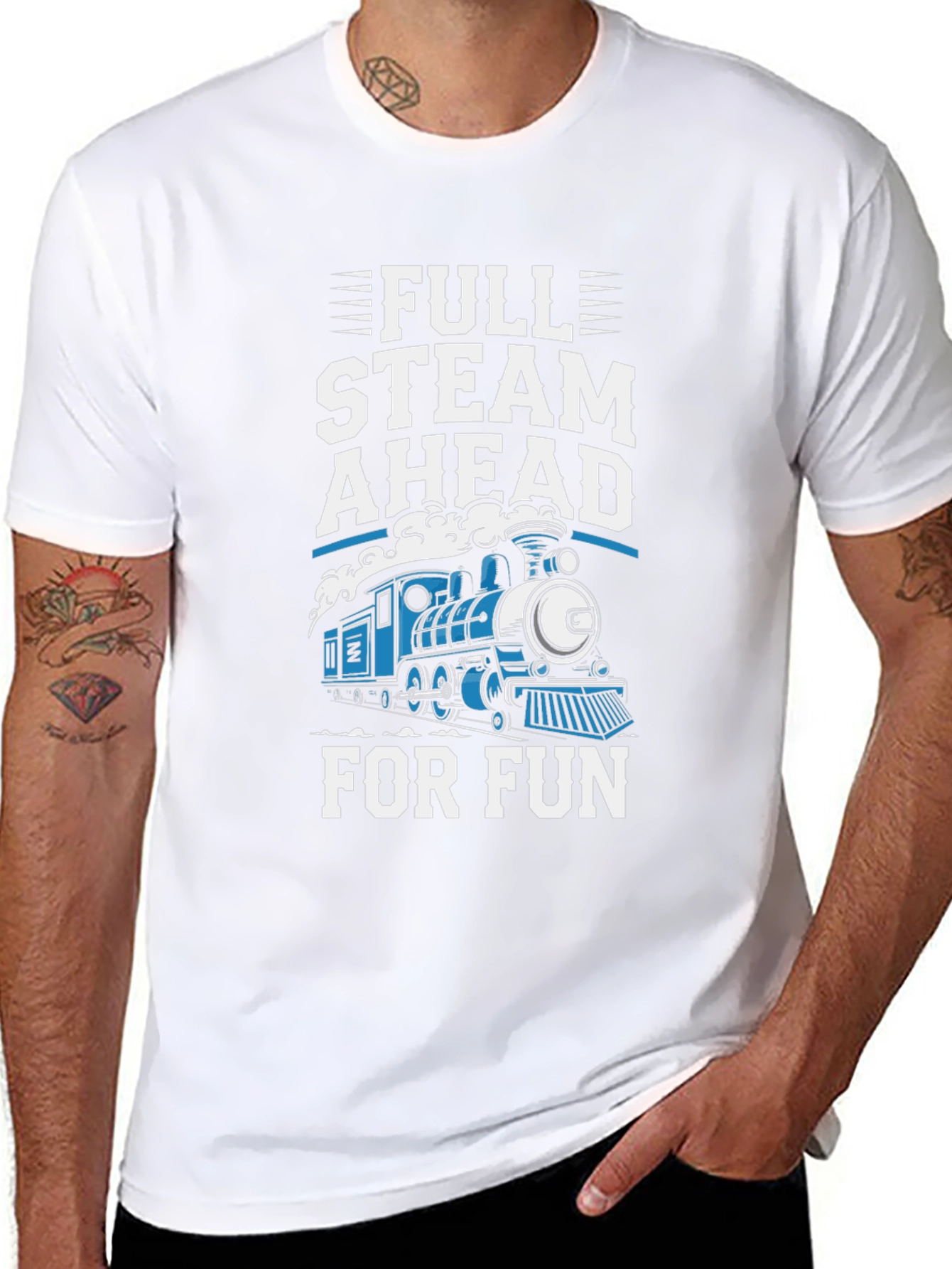 Full Steam Ahead Train T-Shirt