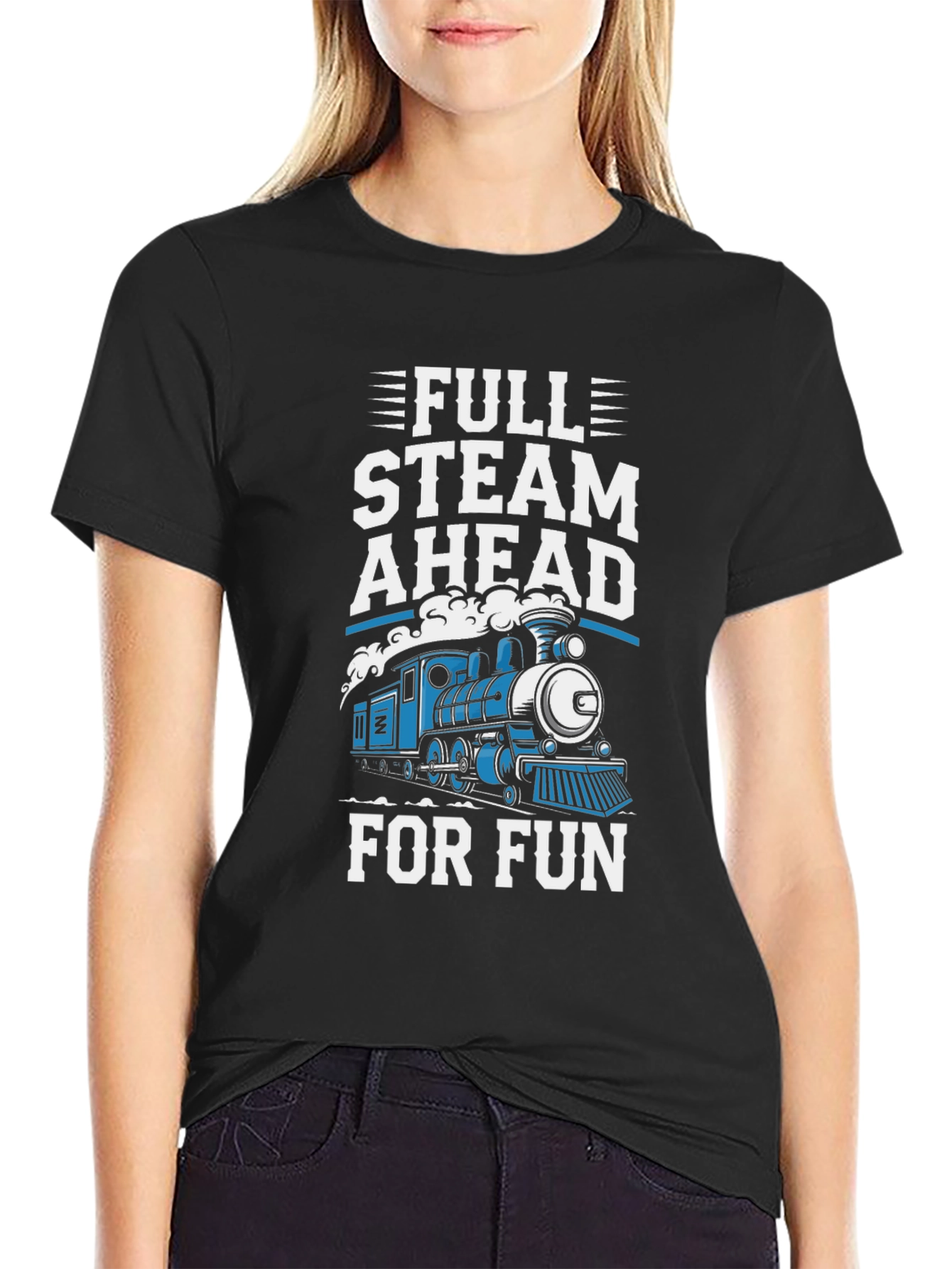 Full Steam Ahead Train T-Shirt