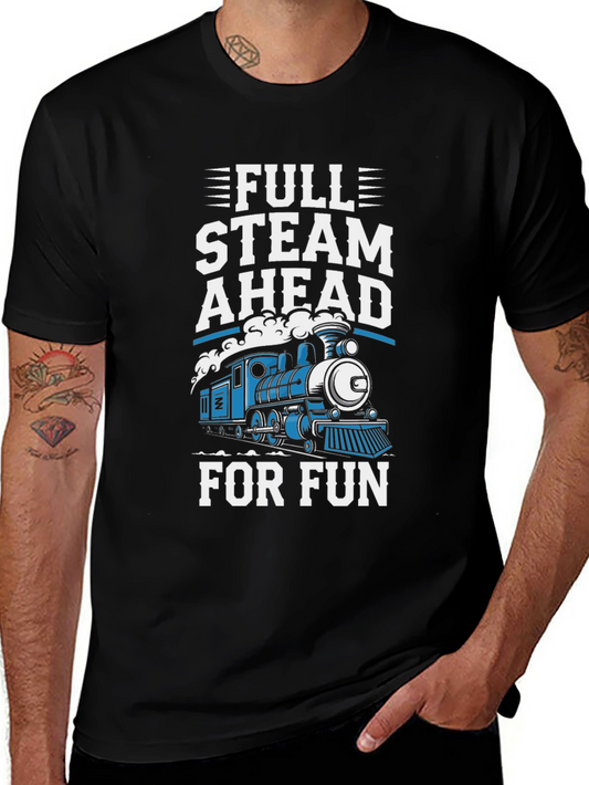 Full Steam Ahead Train T-Shirt