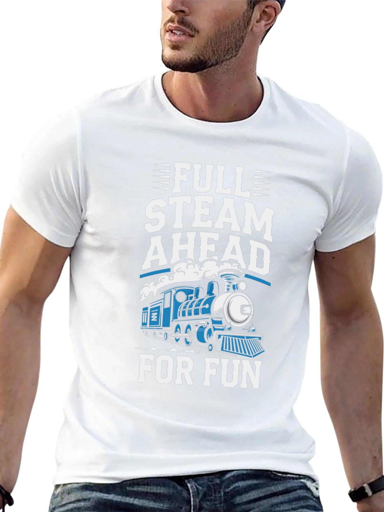 Full Steam Ahead Train T-Shirt