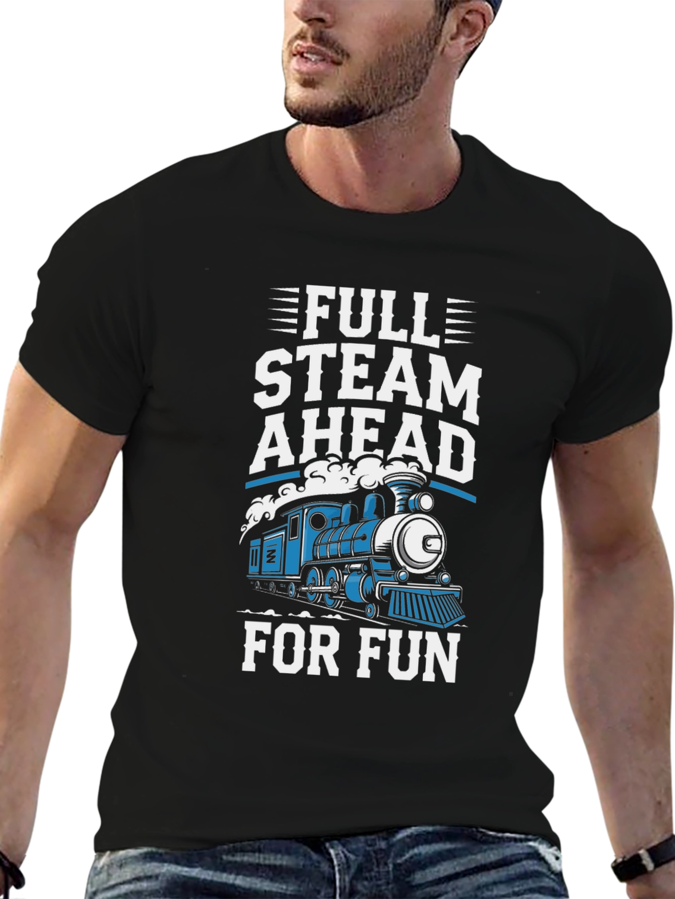 Full Steam Ahead Train T-Shirt