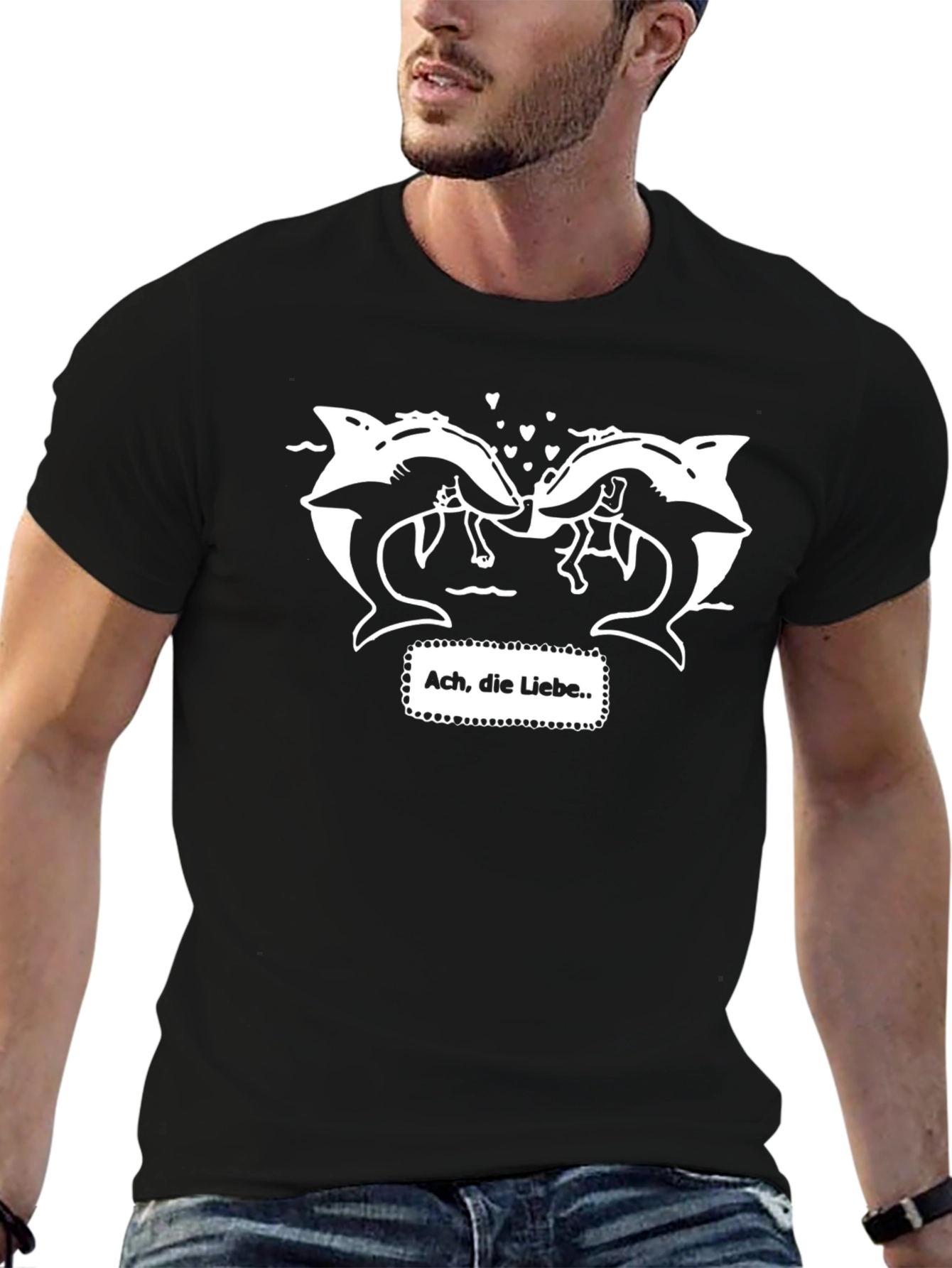 Dolphin Love T-Shirt - Ach die Liebe
