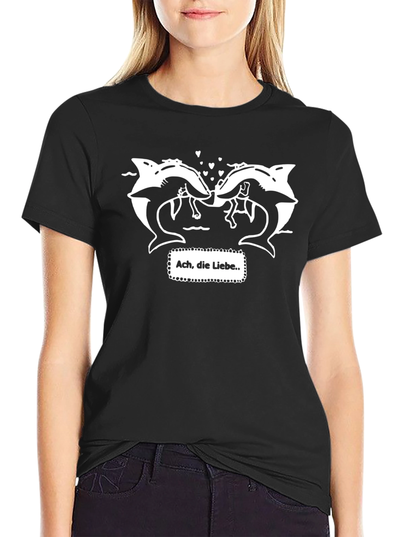 Dolphin Love T-Shirt - Ach die Liebe