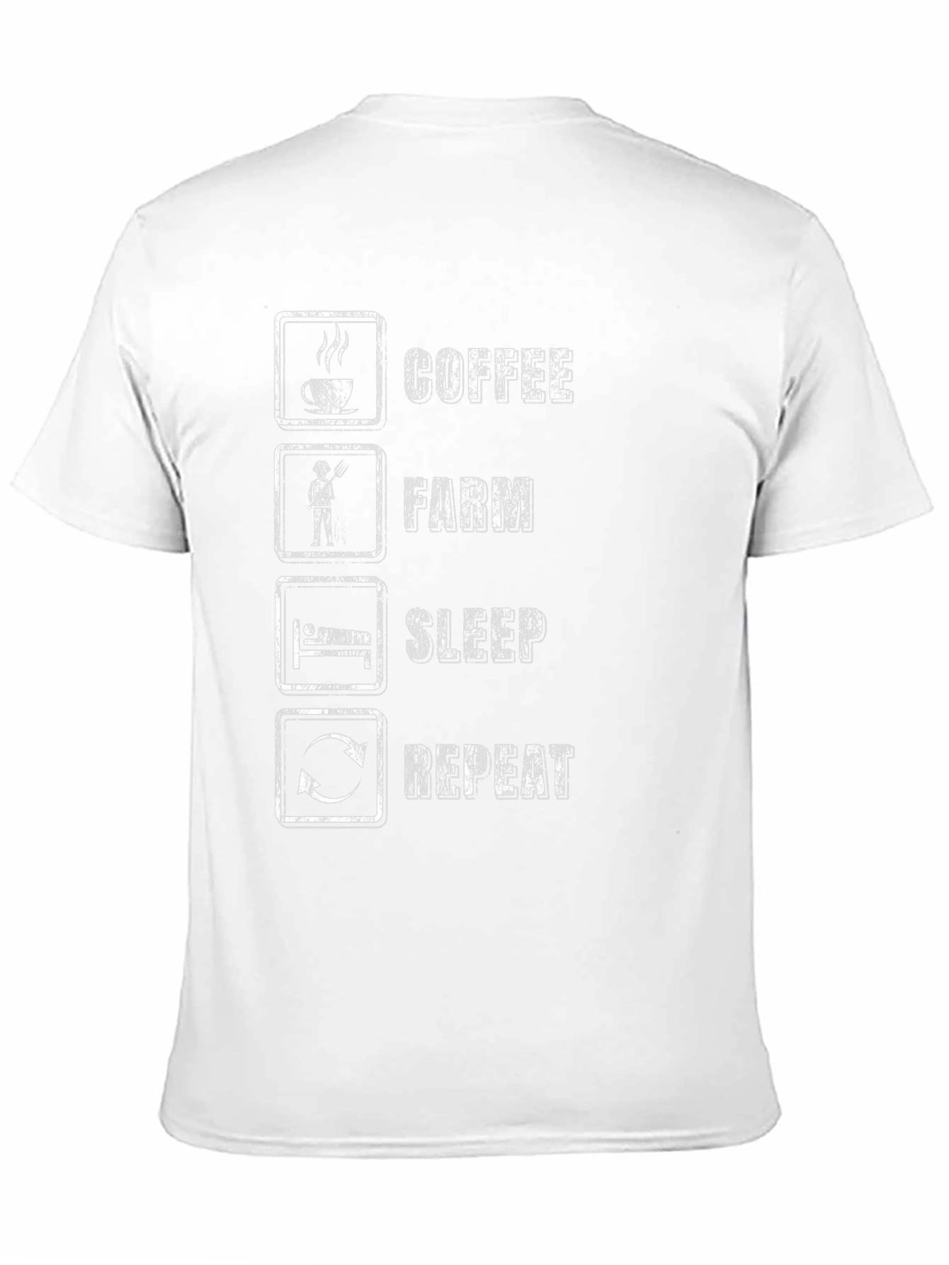 Coffee Farm Sleep Repeat Graphic Tee