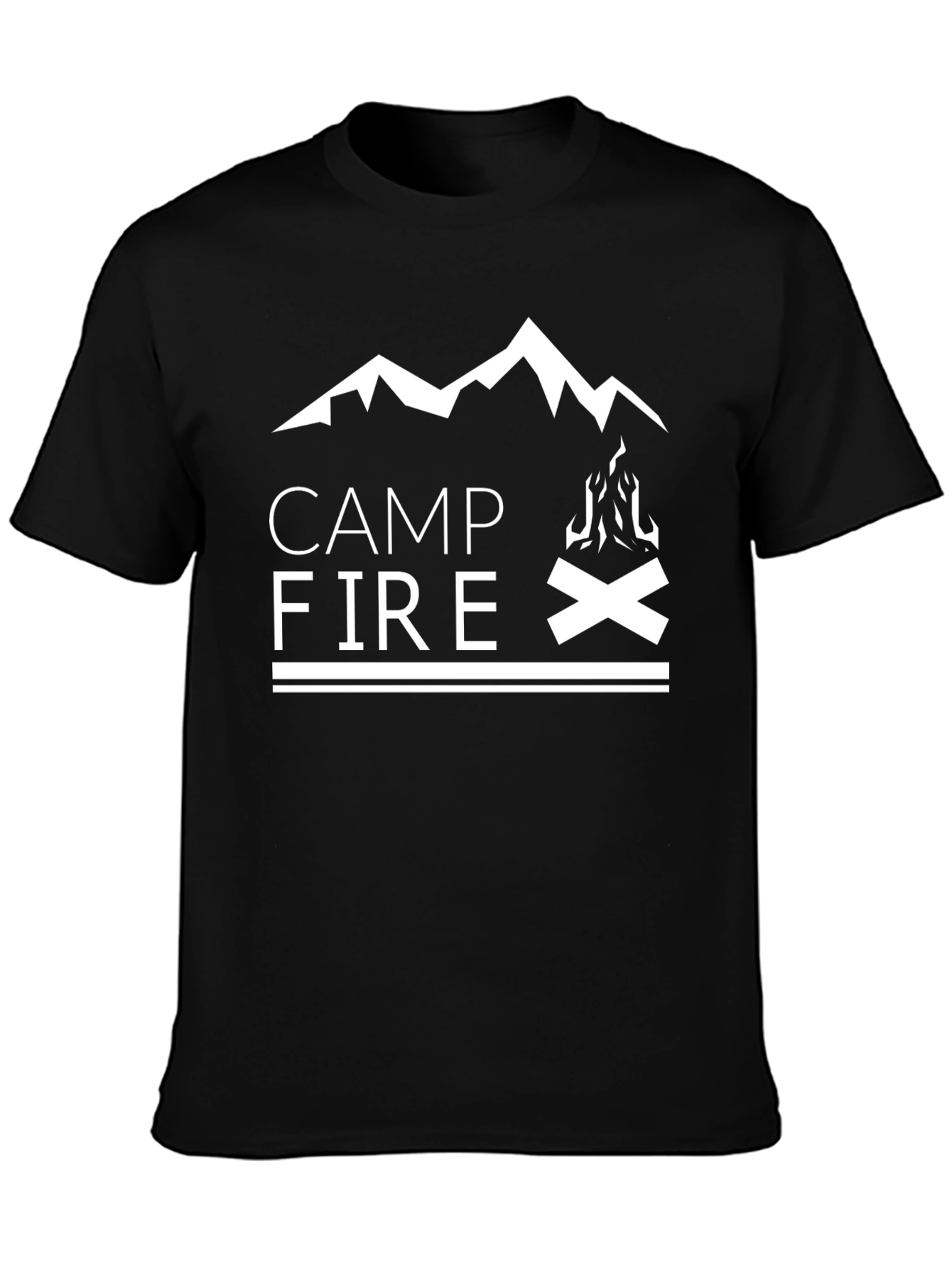 Campfire Graphic T-Shirt - Outdoor Adventure