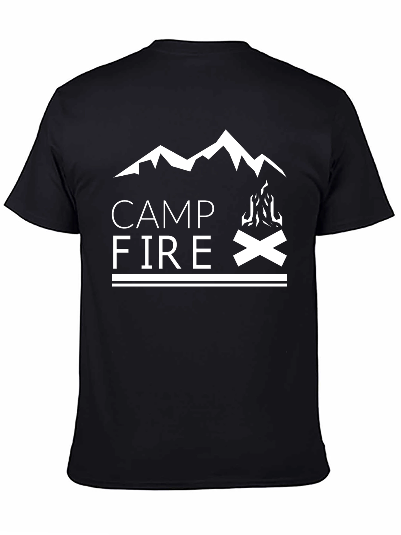 Campfire Graphic T-Shirt - Outdoor Adventure