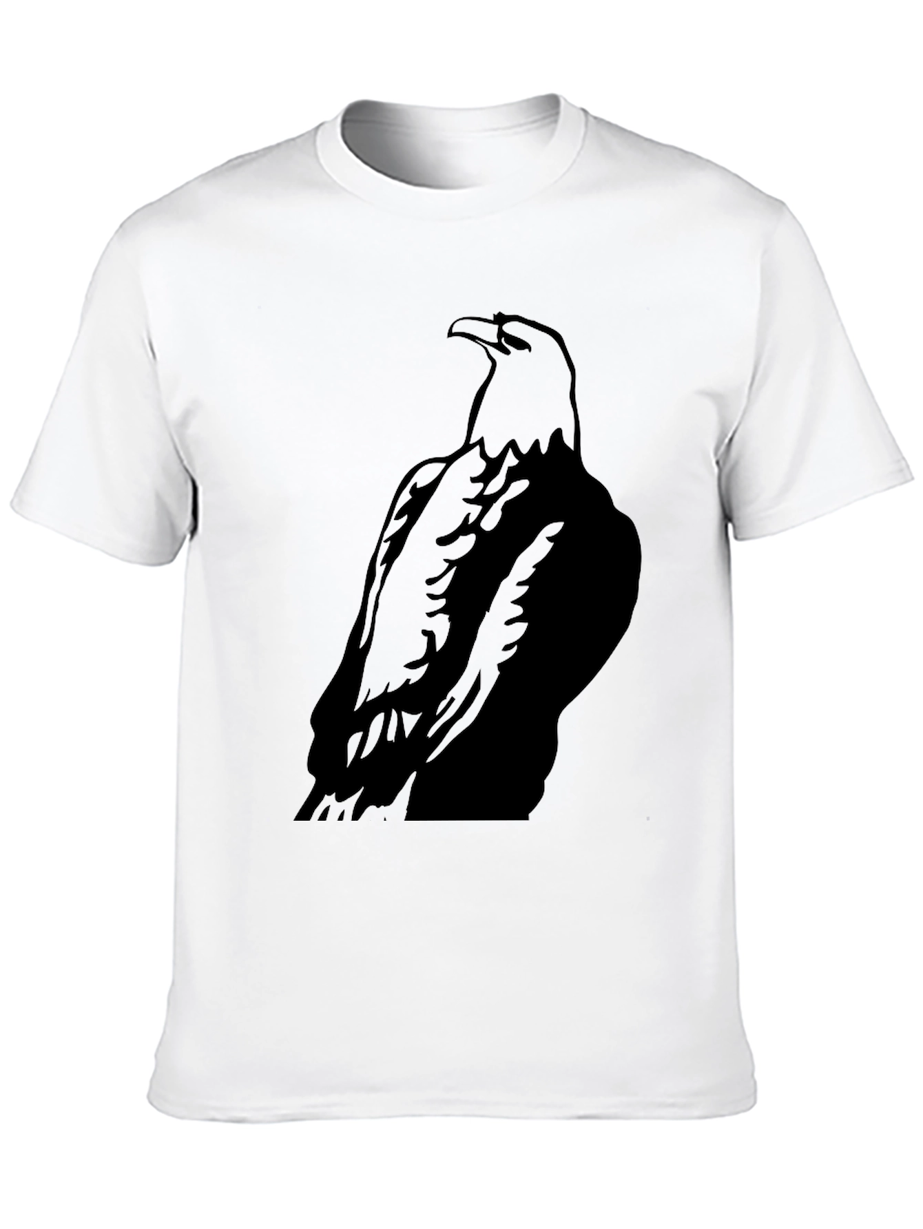 Mens Black Eagle Graphic Tee