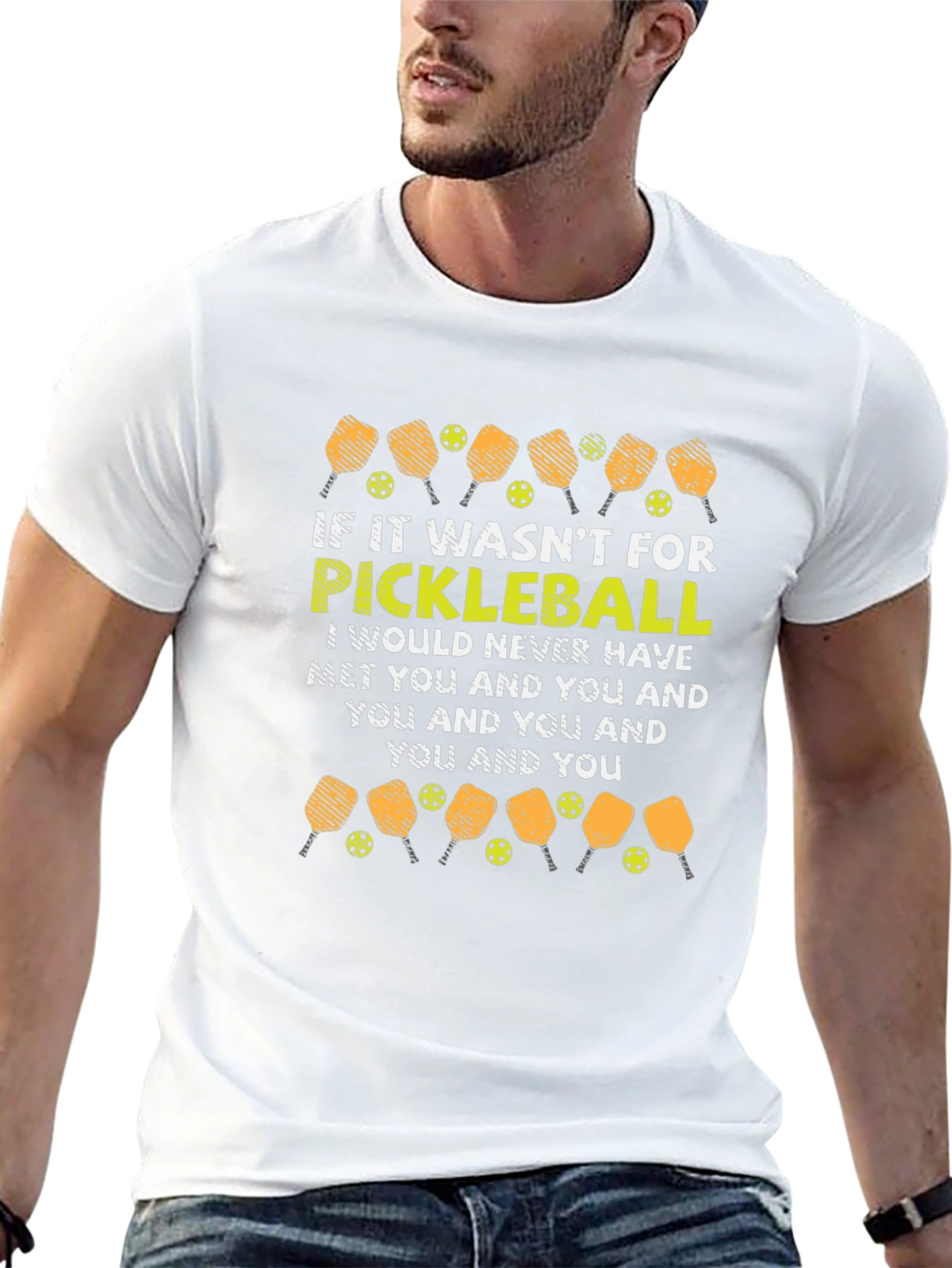 Pickleball T-Shirt: Funny Quote Design