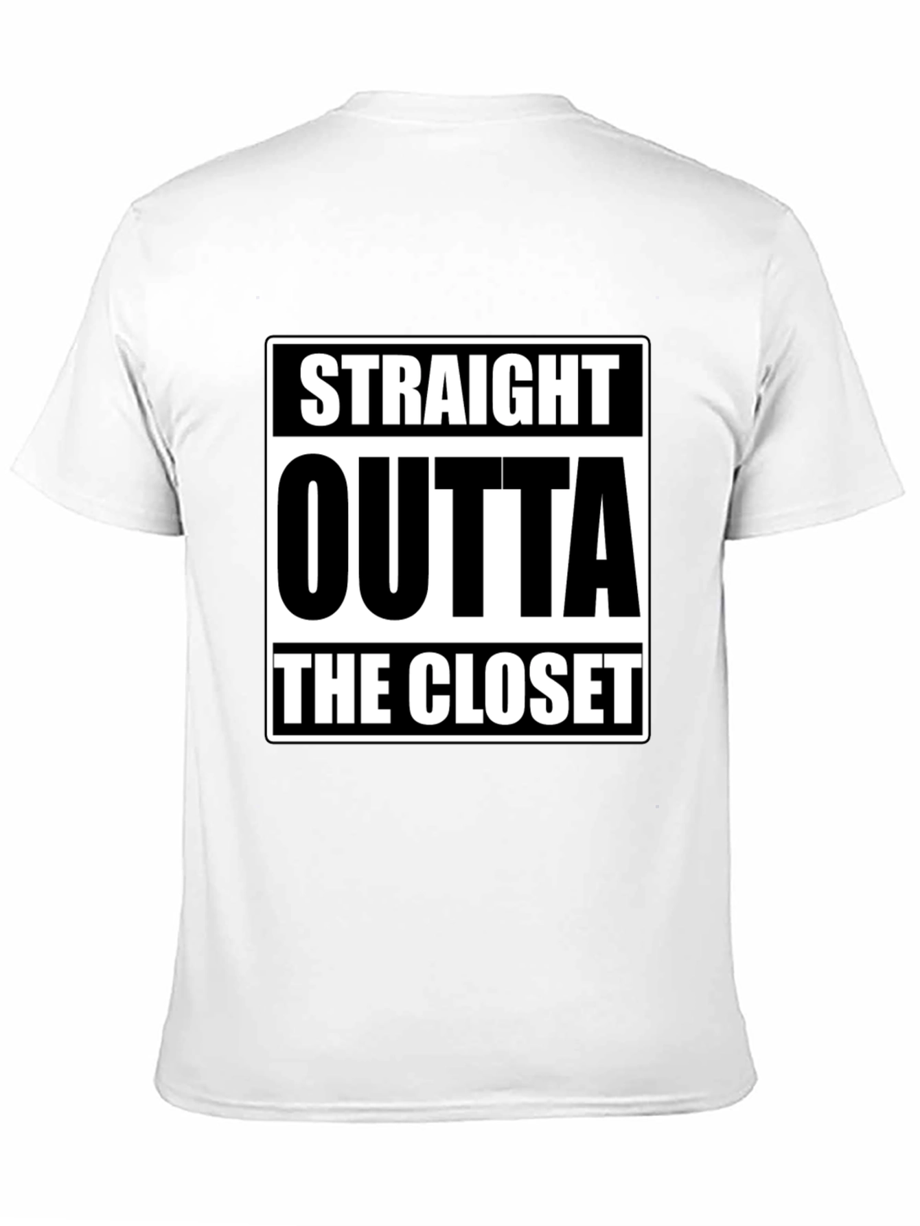 Straight Outta The Closet Black T-Shirt