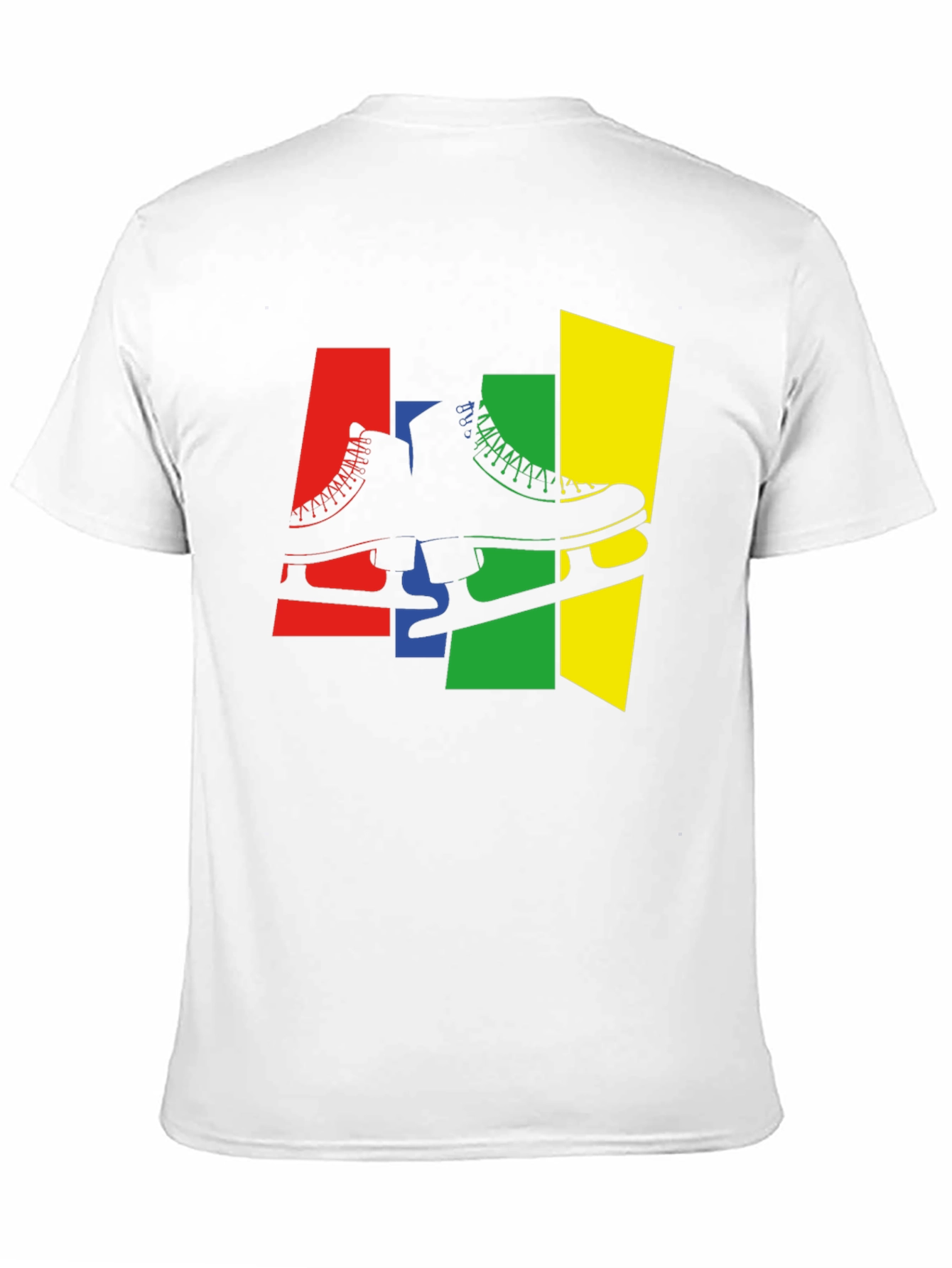 Retro Skates T-Shirt - Black Cotton Graphic Tee