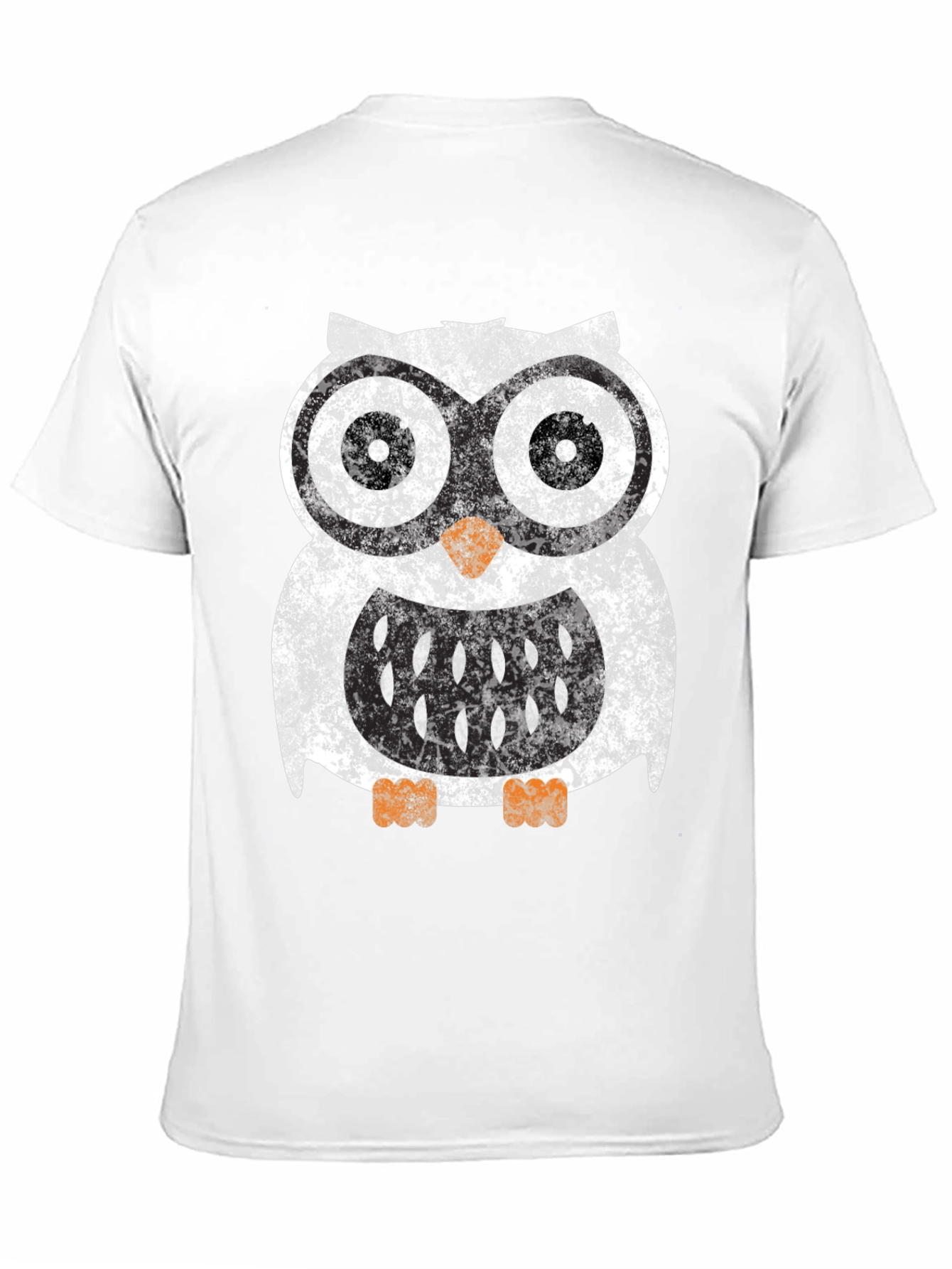 Cool Owl Graphic Tee - Black Cotton Blend Shirt
