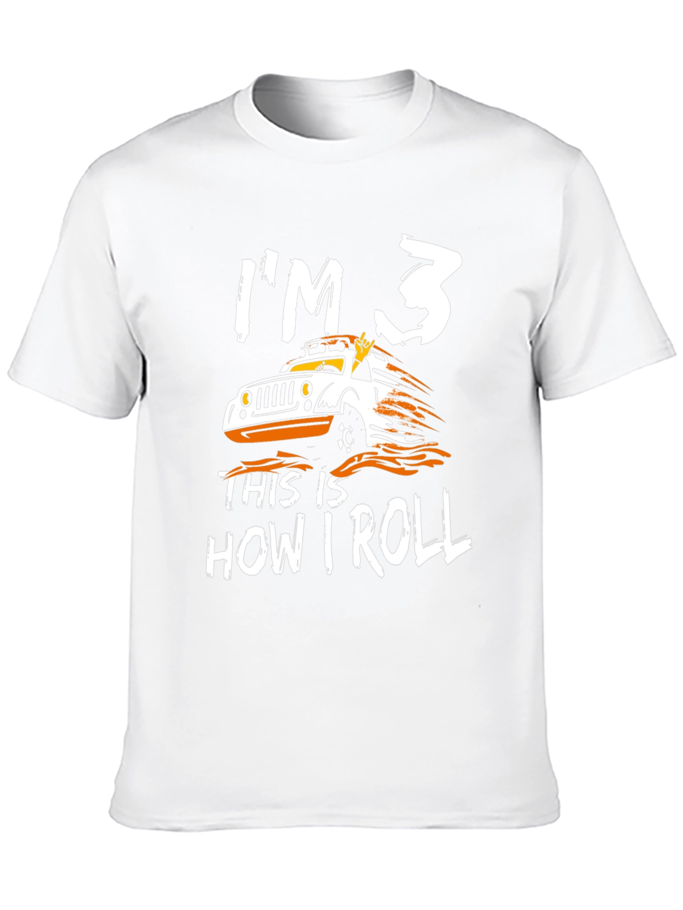 Im 3 This Is How I Roll Black T-Shirt
