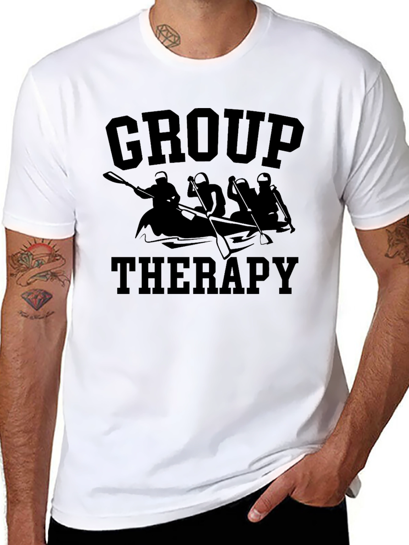 Group Therapy Rowing Graphic T-Shirt