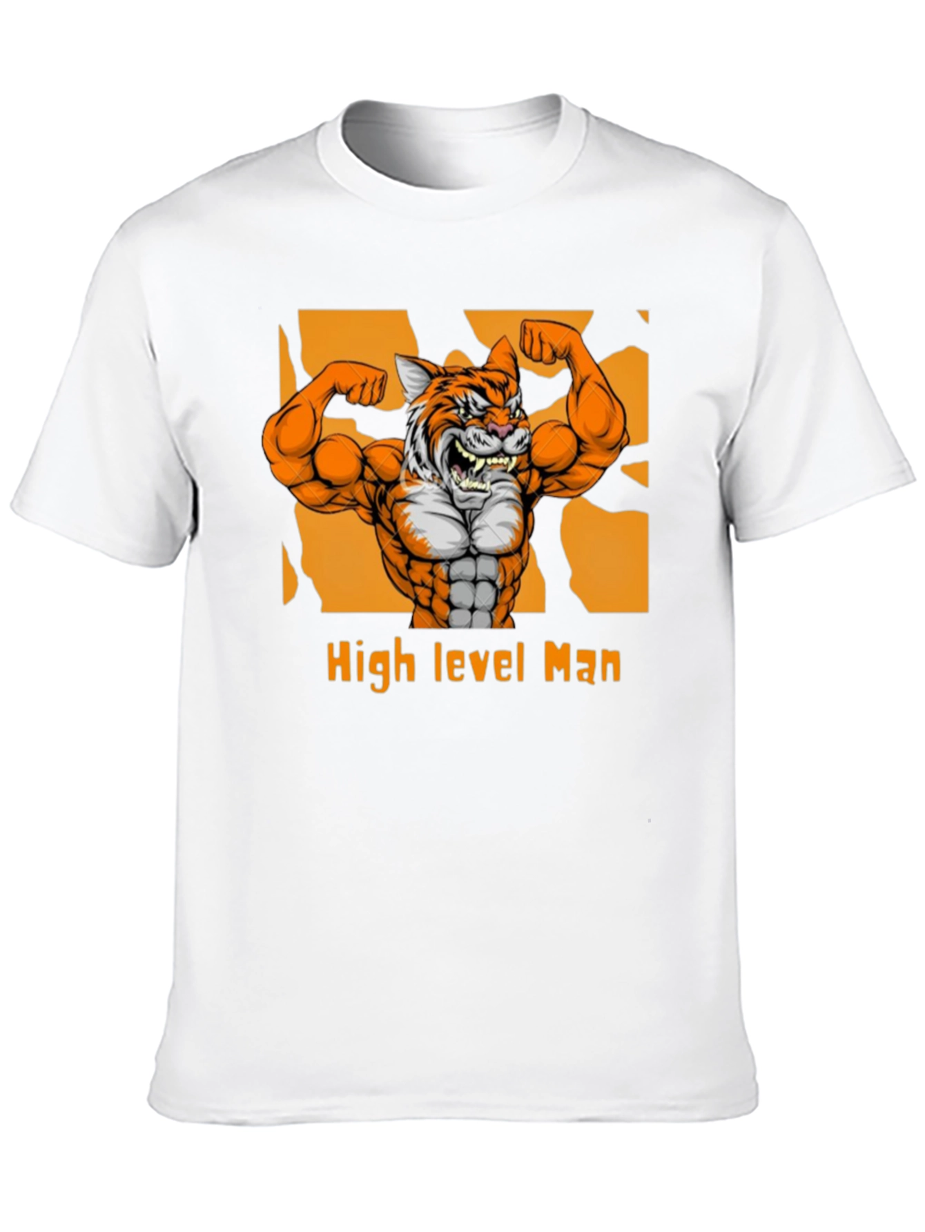 High Level Man Tiger Graphic T-Shirt