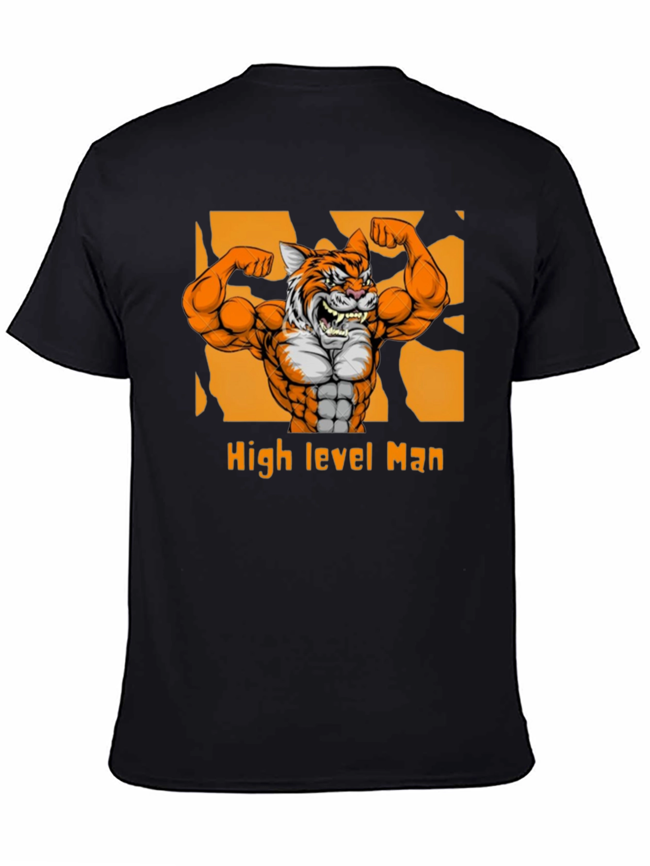 High Level Man Tiger Graphic T-Shirt