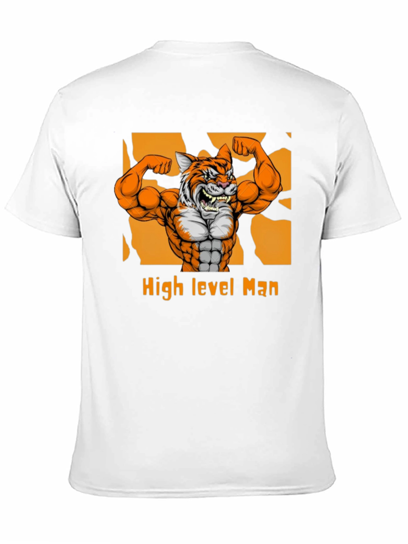 High Level Man Tiger Graphic T-Shirt