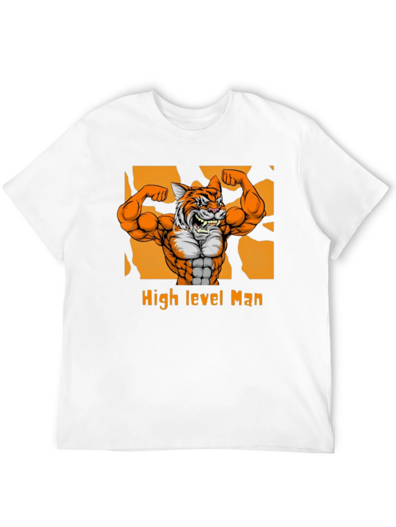 High Level Man Tiger Graphic T-Shirt