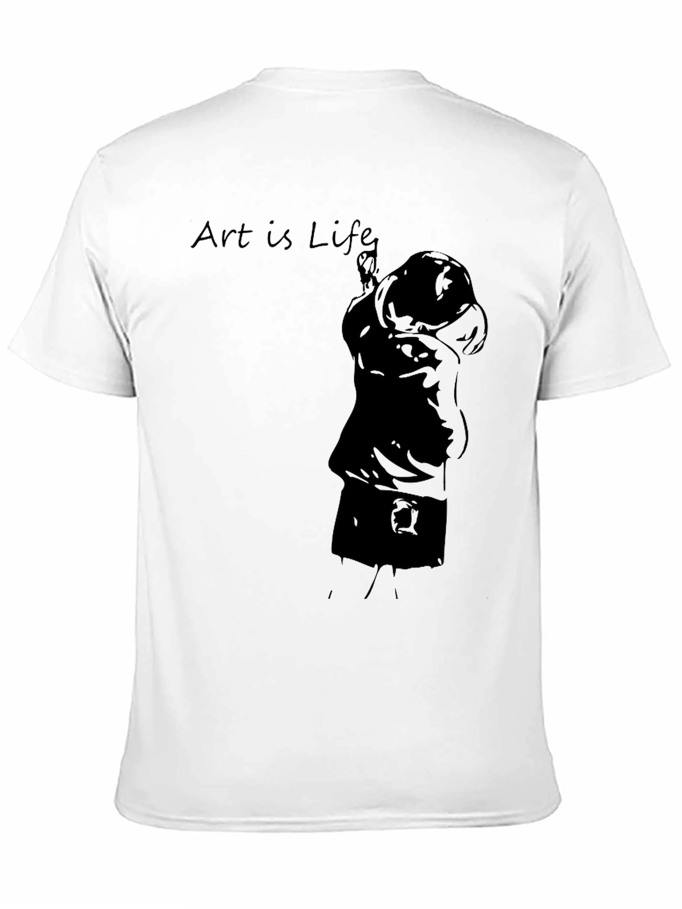 Art Is Life Black Graphic Tee