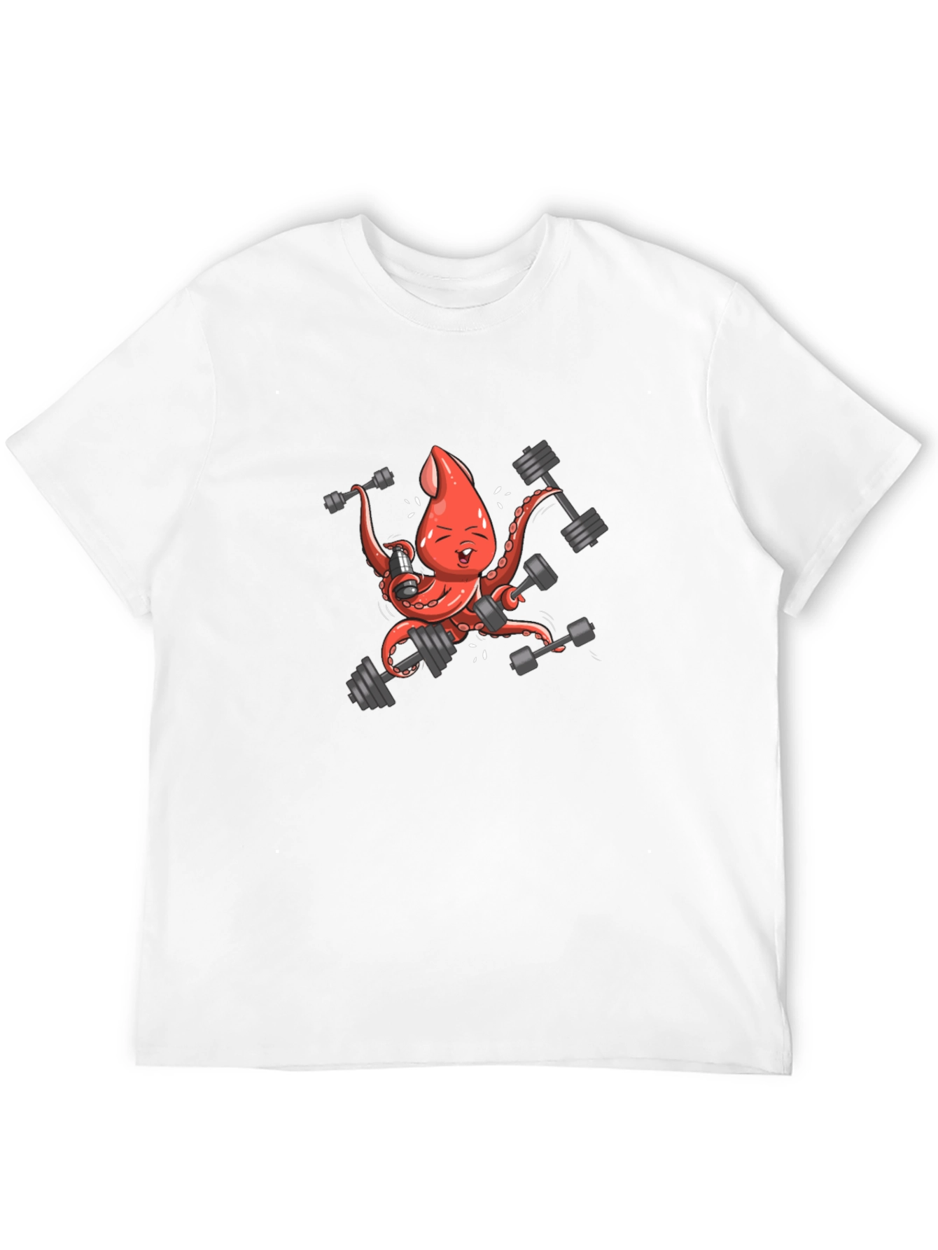 Octopus Workout T-Shirt - Funny Gym Tee