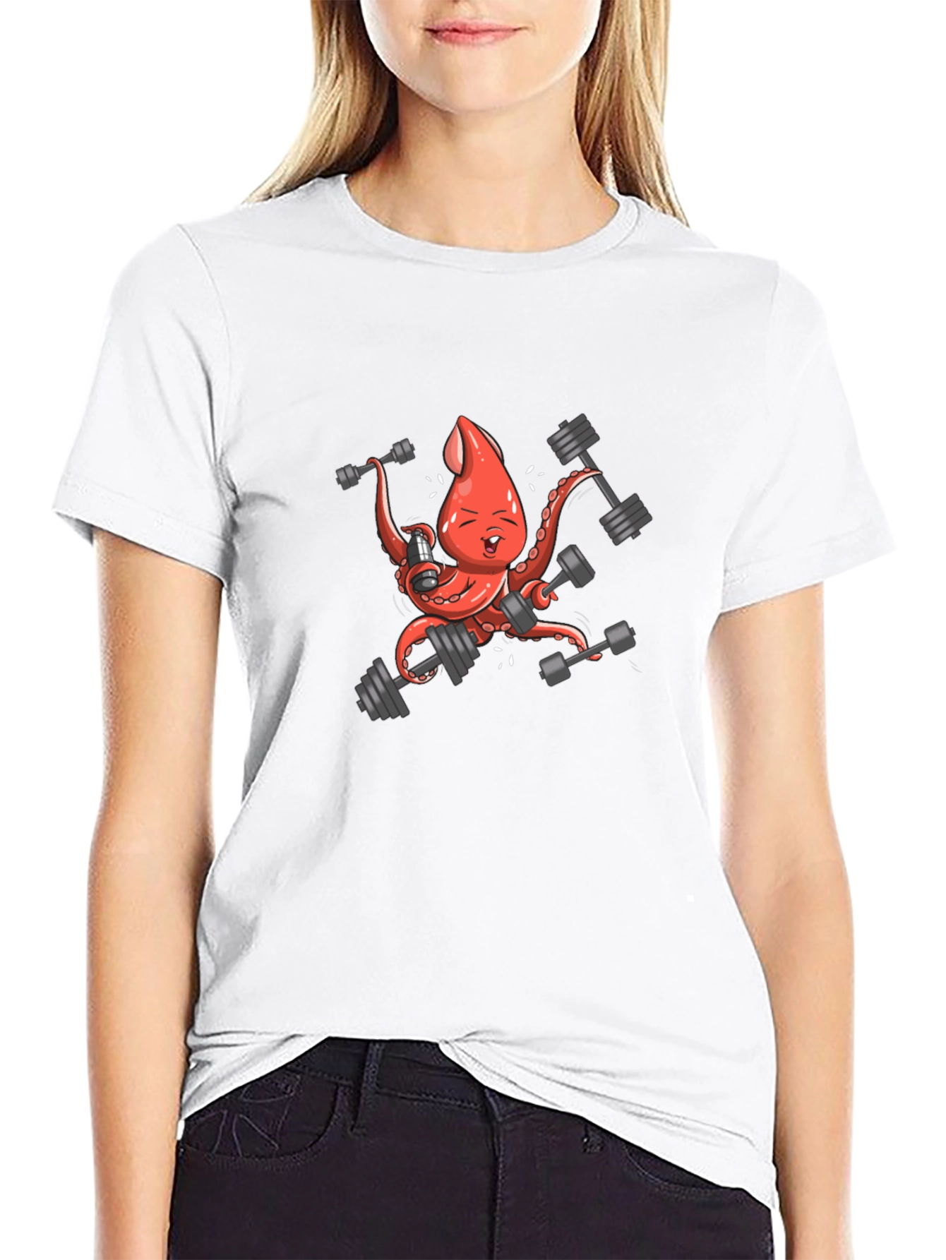 Octopus Workout T-Shirt - Funny Gym Tee