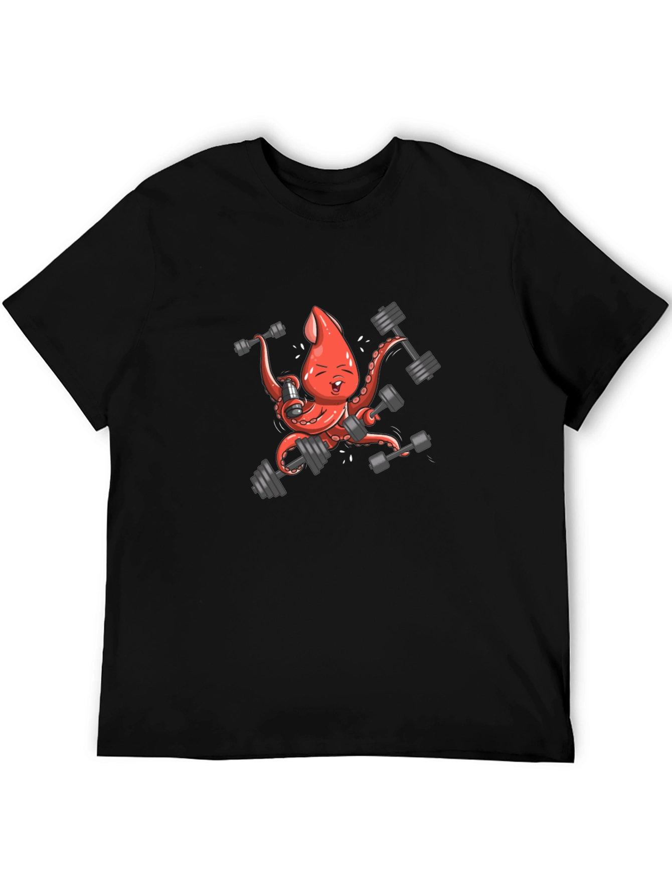 Octopus Workout T-Shirt - Funny Gym Tee