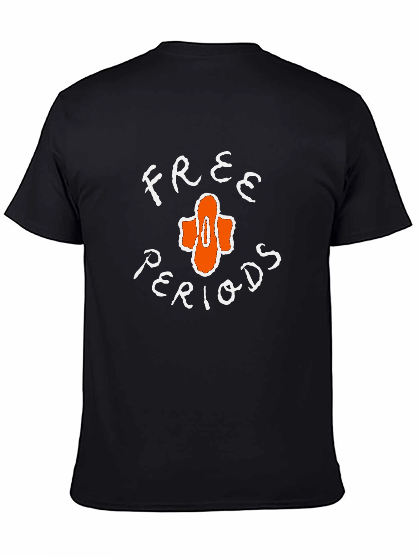 Free Periods Black T-Shirt Mens Fashion