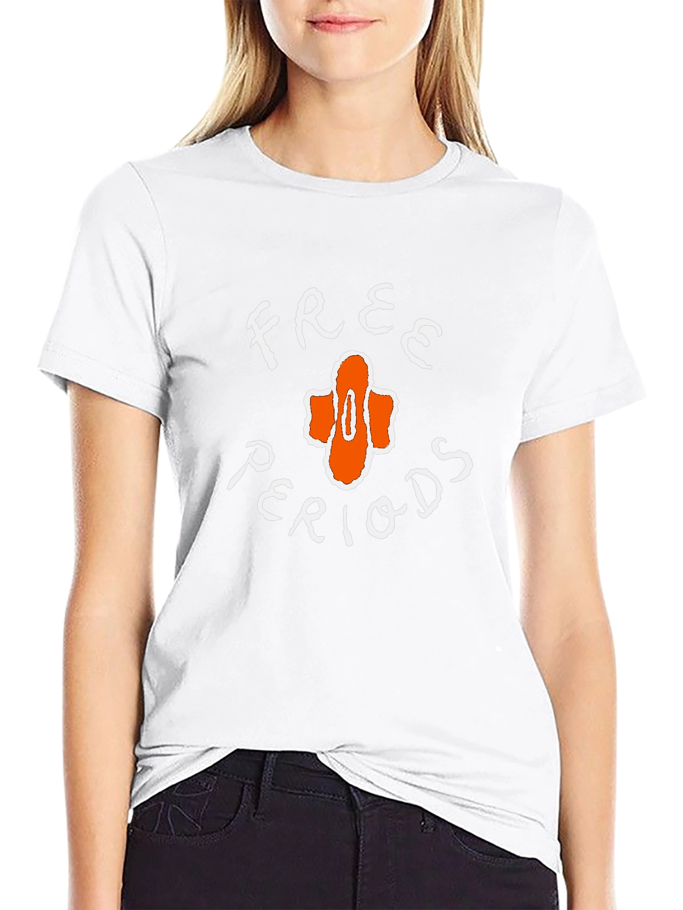 Free Periods Black T-Shirt Mens Fashion