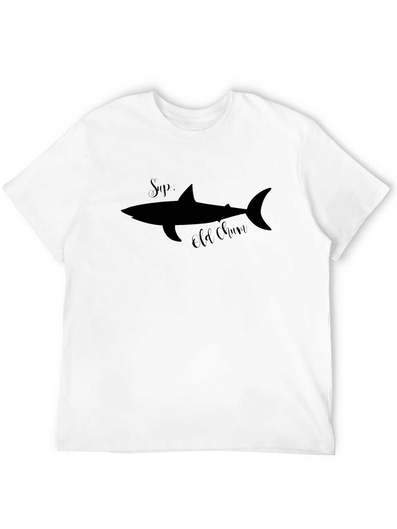 Sup Old Chum Shark Graphic Tee - Black