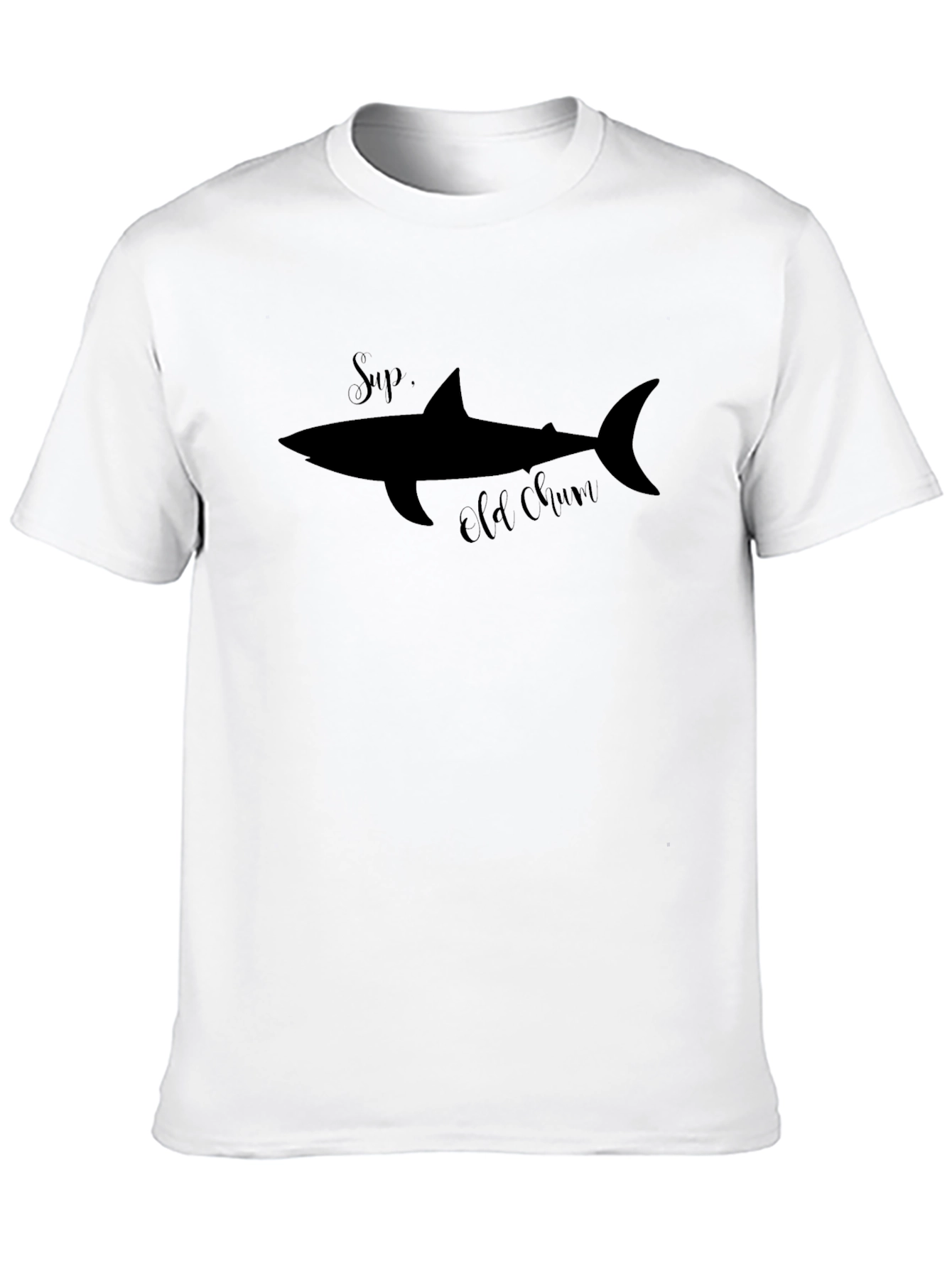 Sup Old Chum Shark Graphic Tee - Black