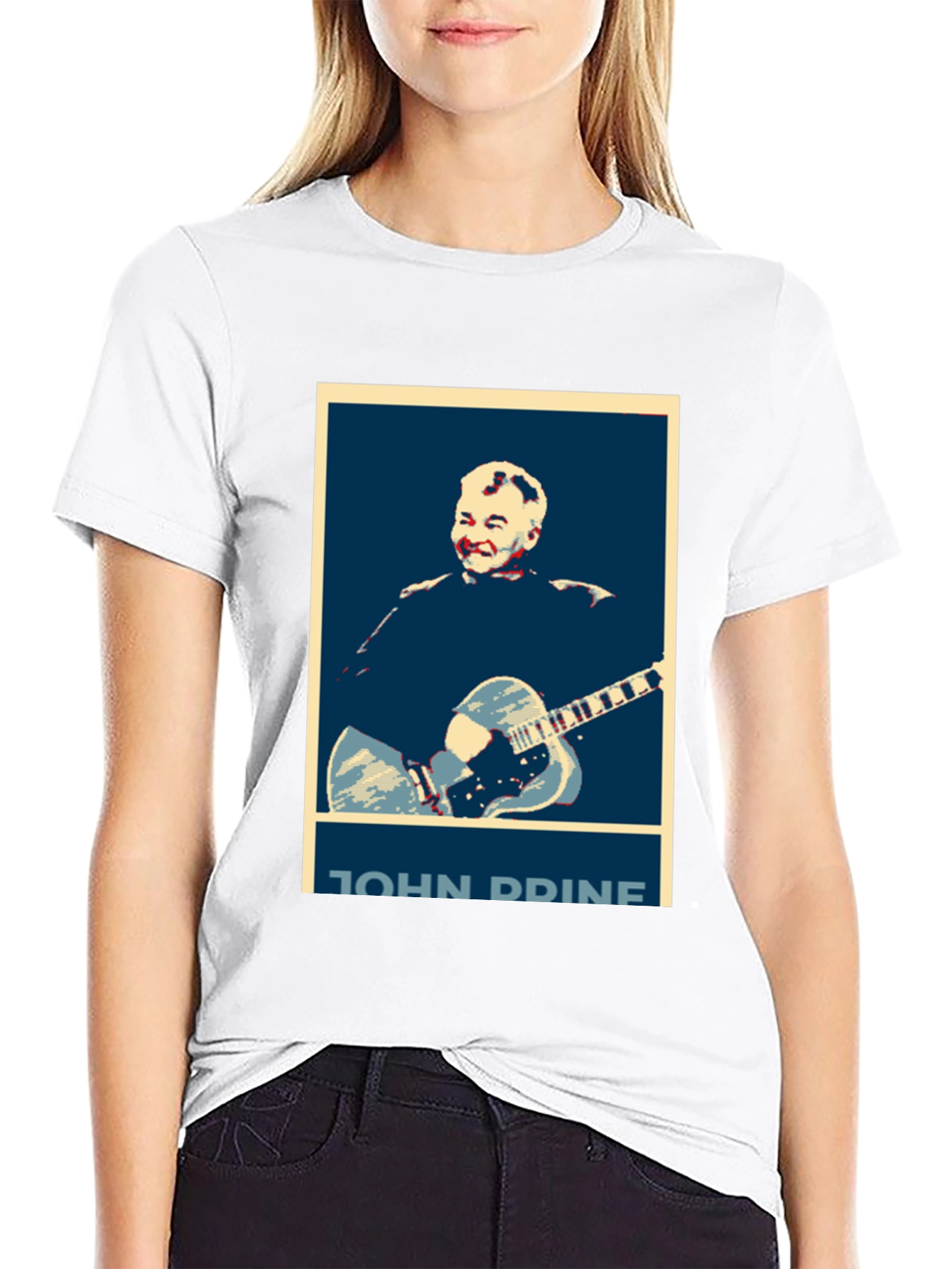 John Prine Graphic T-Shirt - Black Cotton Tee