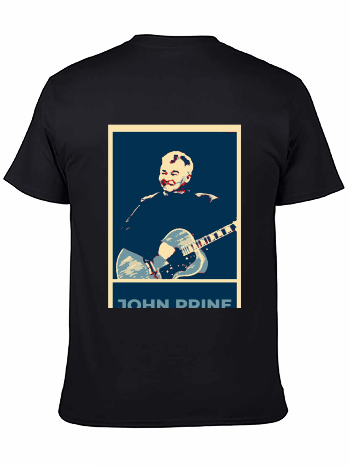 John Prine Graphic T-Shirt - Black Cotton Tee