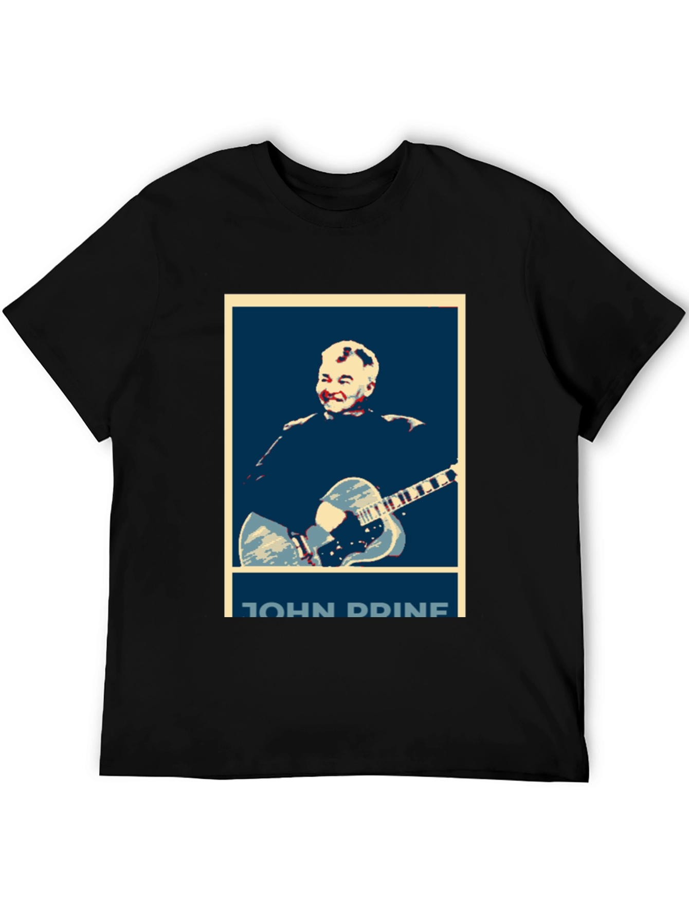 John Prine Graphic T-Shirt - Black Cotton Tee