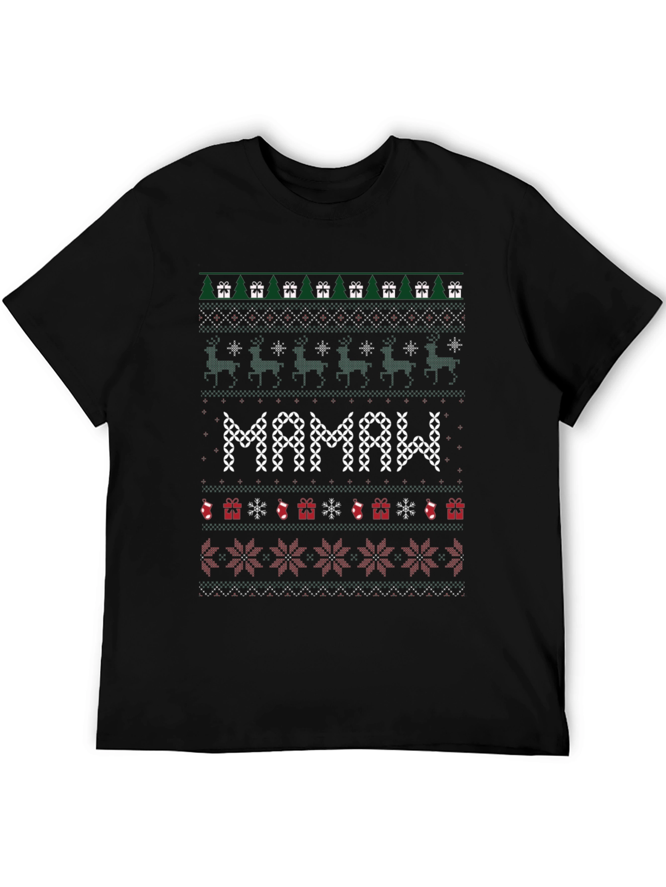 Mamaw Ugly Christmas Sweater T-Shirt
